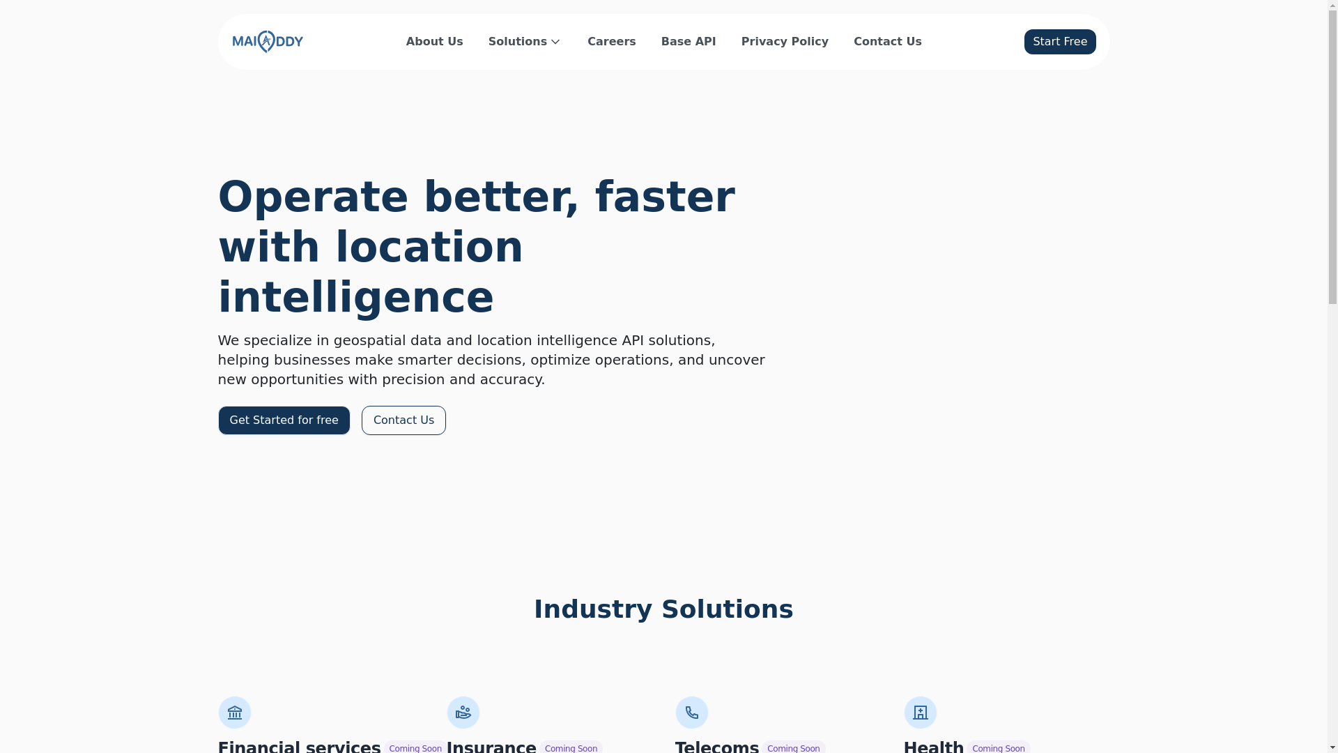 website screenshot of https://maiaddy-web.pages.dev/