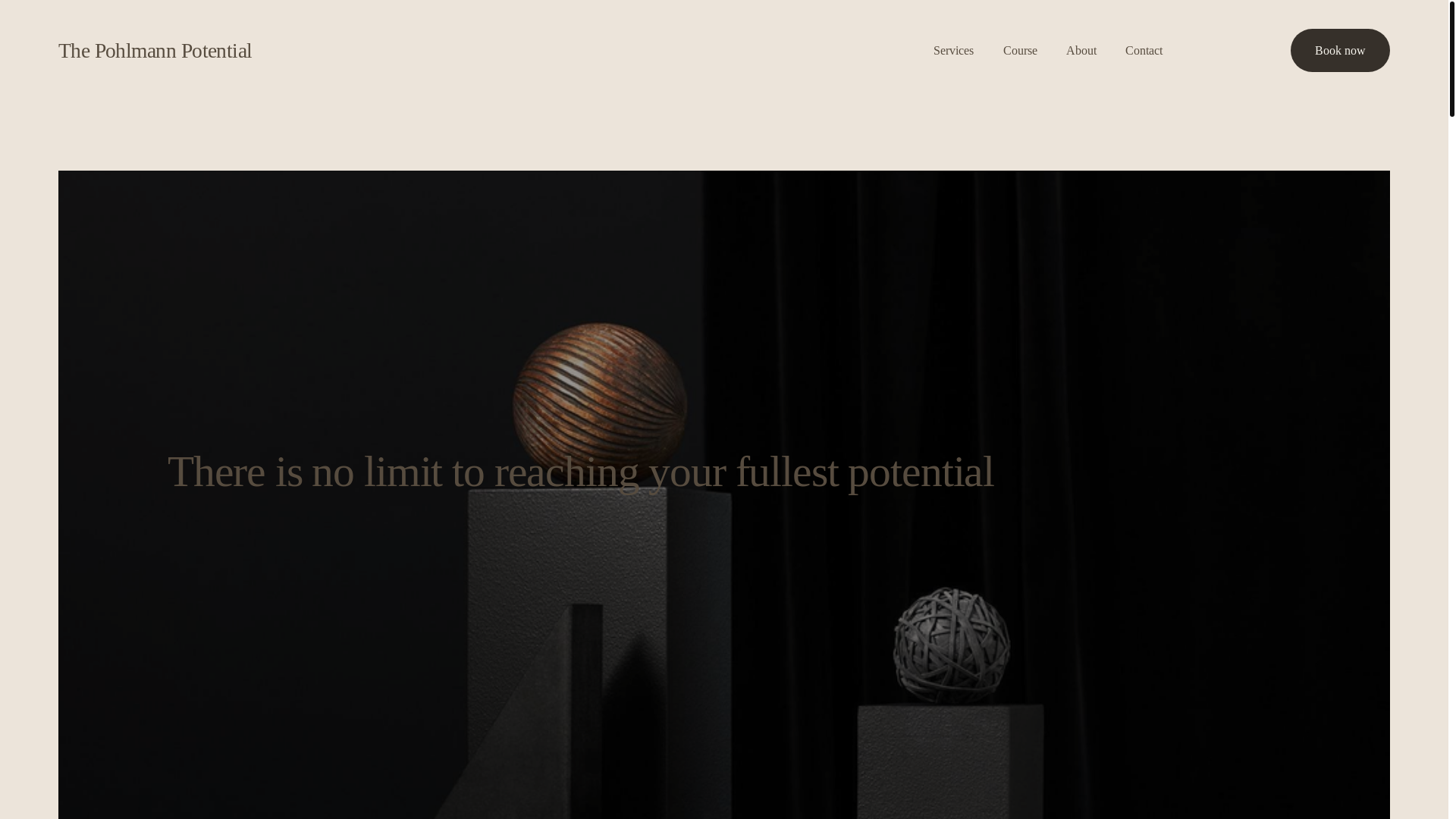 website screenshot of https://thepohlmannpotential.com/