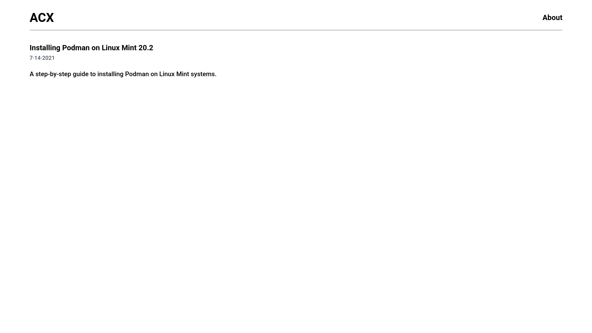 website screenshot of https://acx-sites-dev.pages.dev/