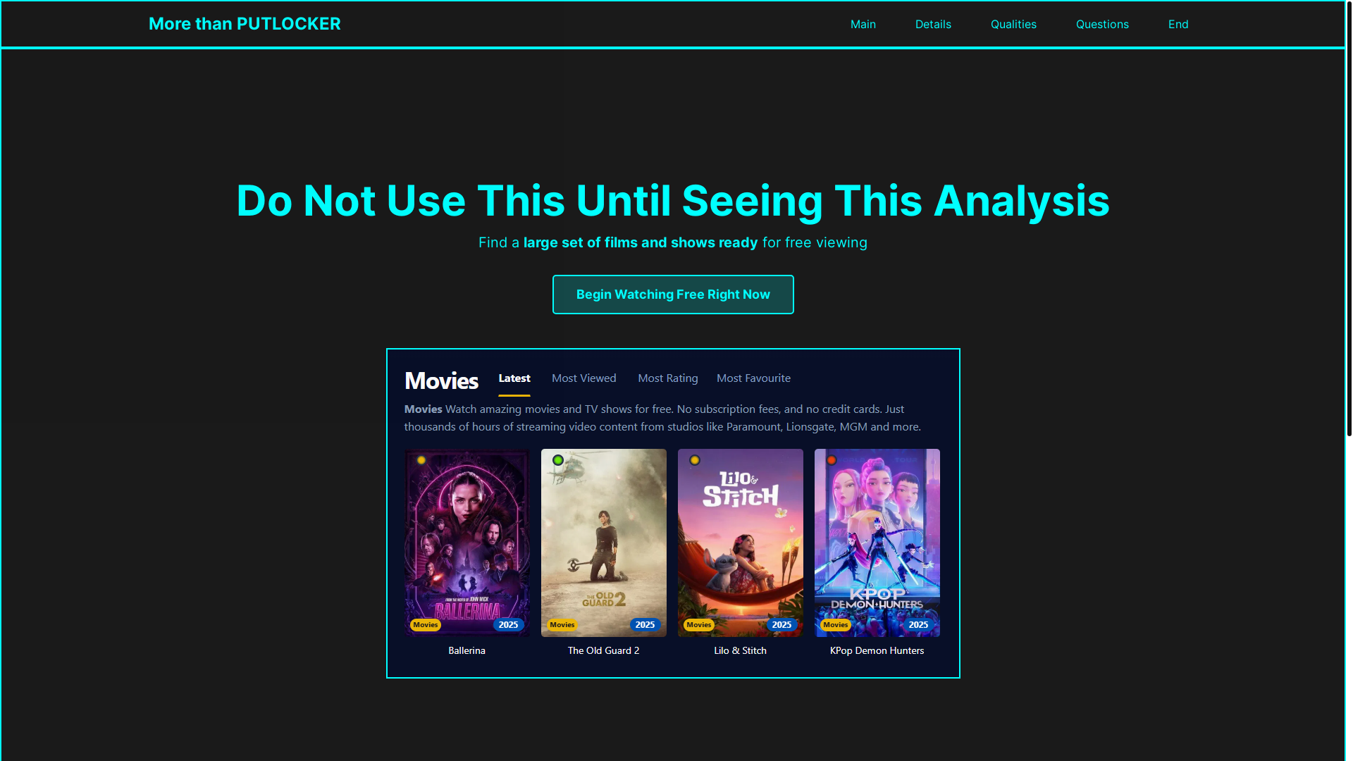 website screenshot of https://putlocker-sn85.pages.dev/