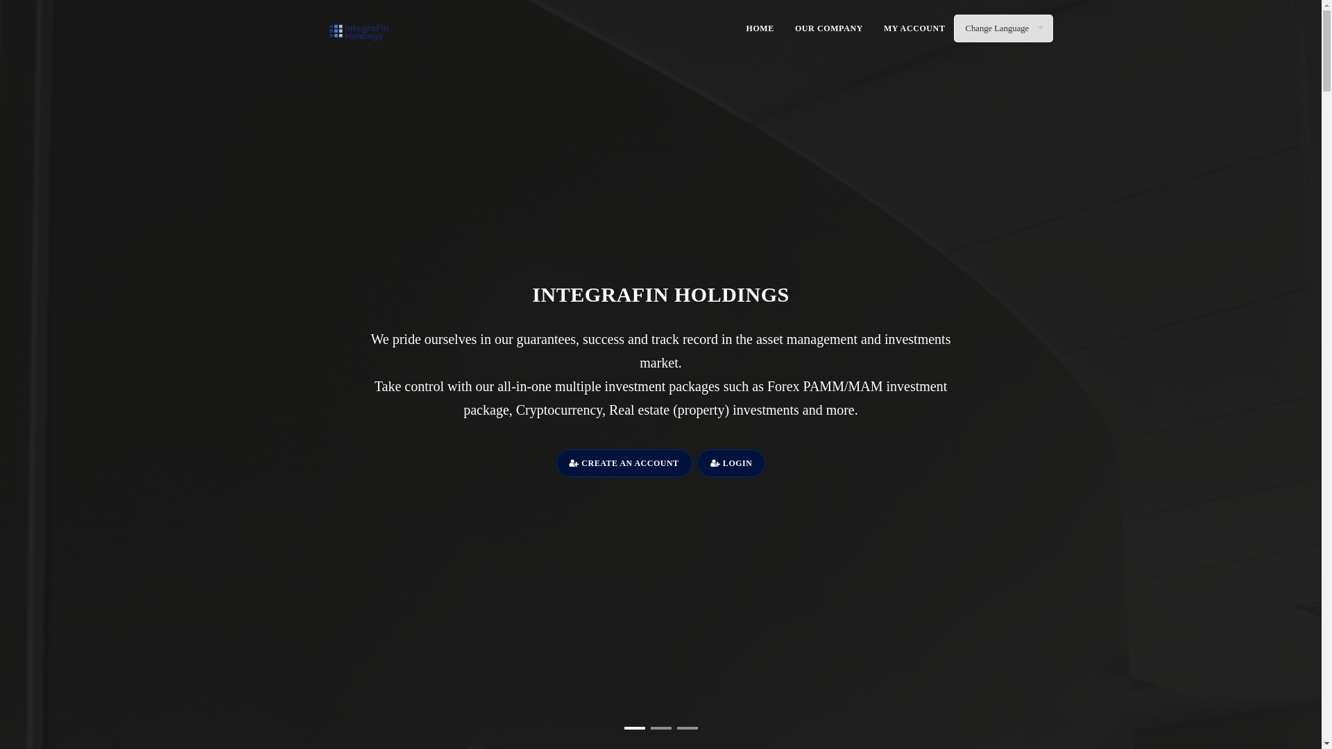 website screenshot of http://www.intergrafinholdings.com