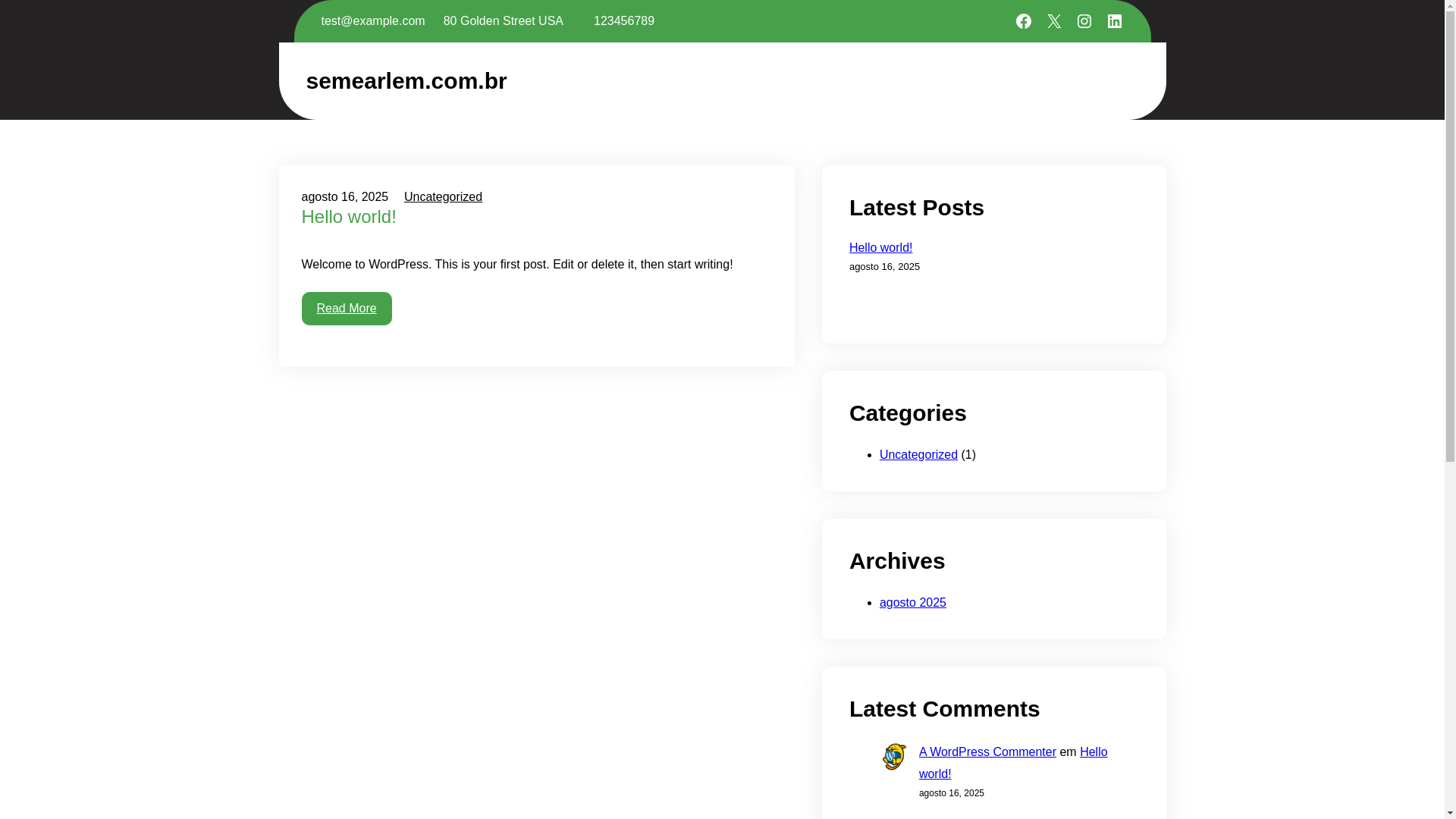 website screenshot of https://semearlem.com.br/