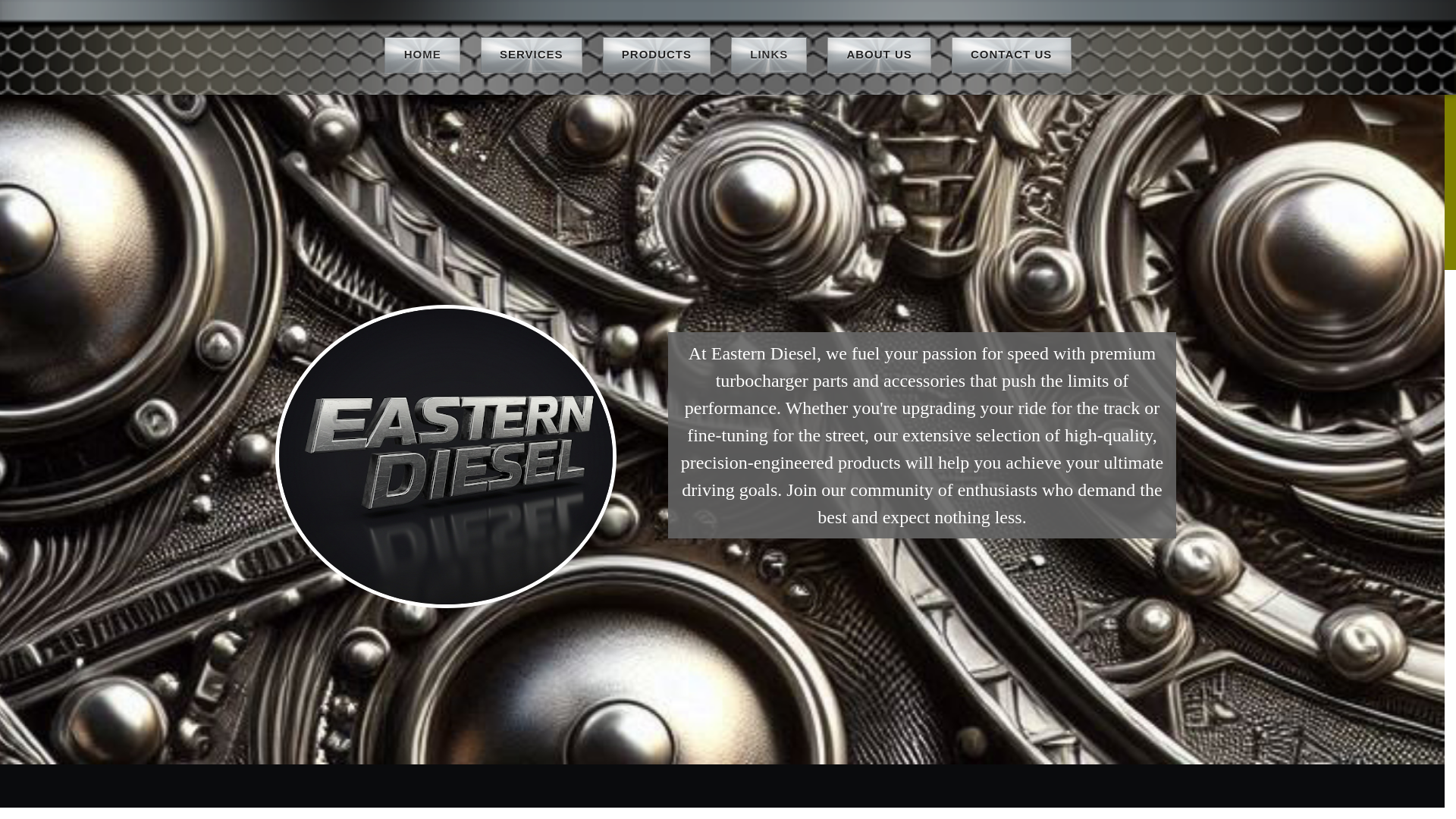 website screenshot of https://easterndiesel.ca/
