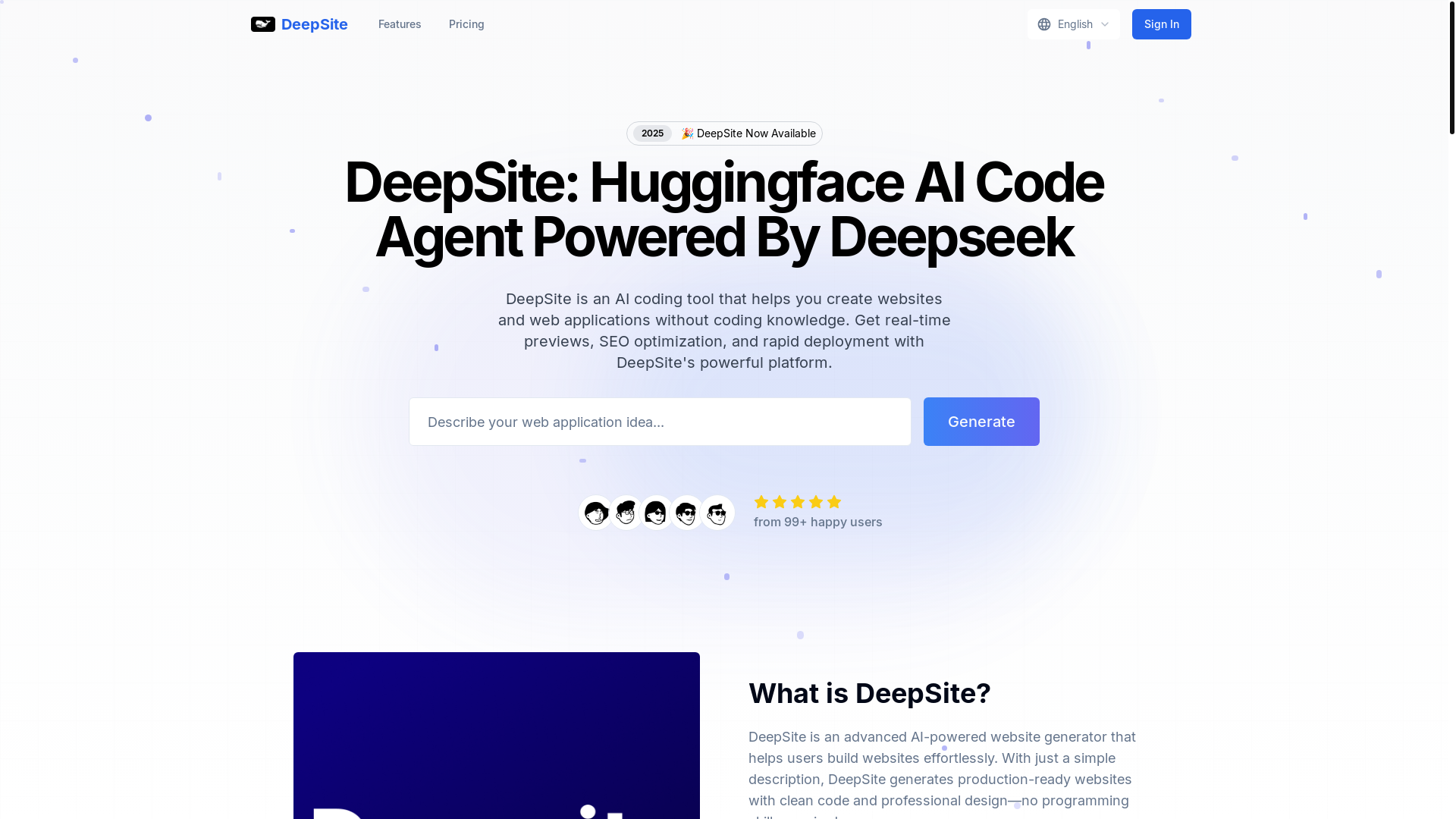 website screenshot of https://deepsite-4bn.pages.dev/