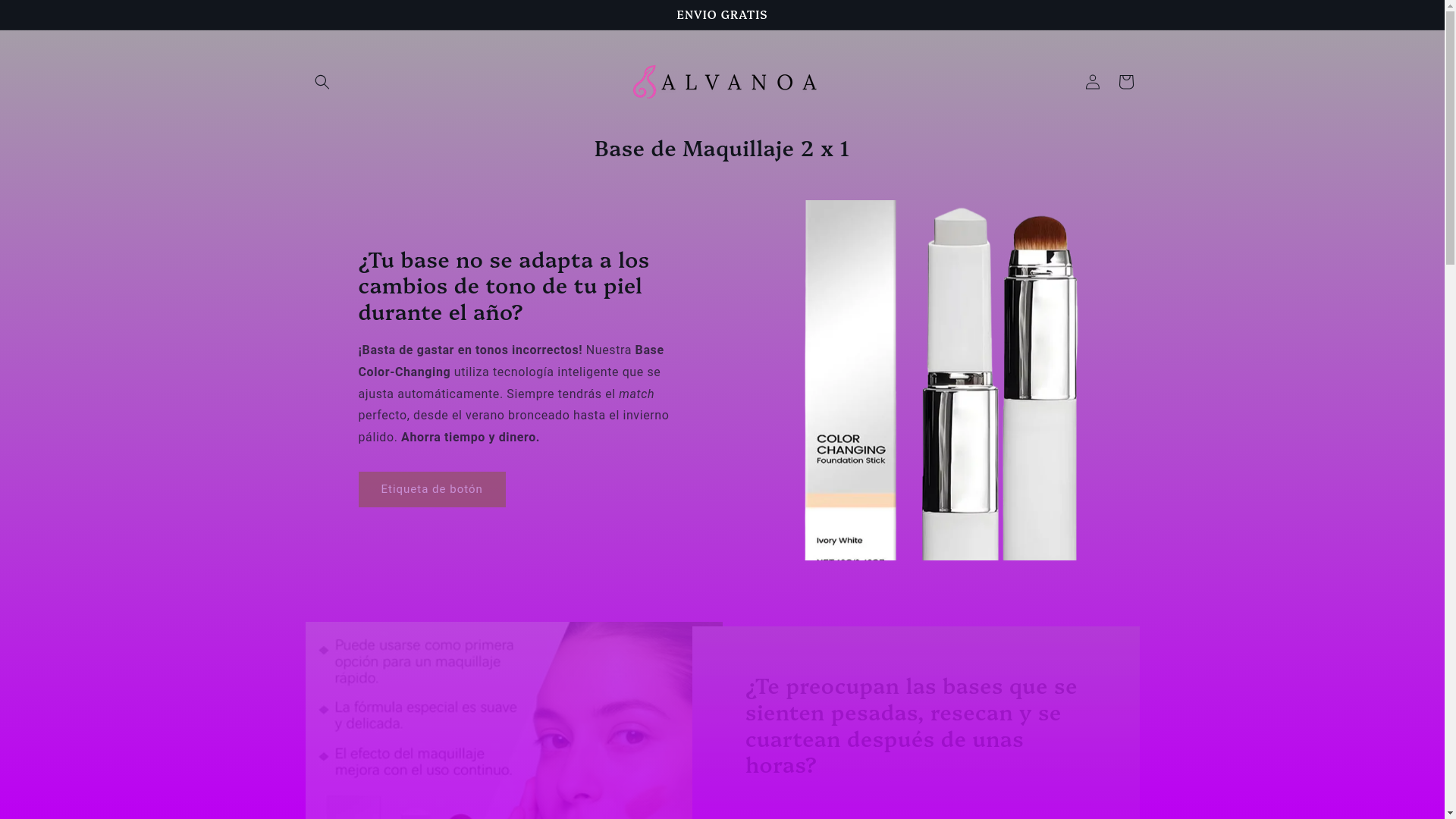 website screenshot of https://alvanoa.com/
