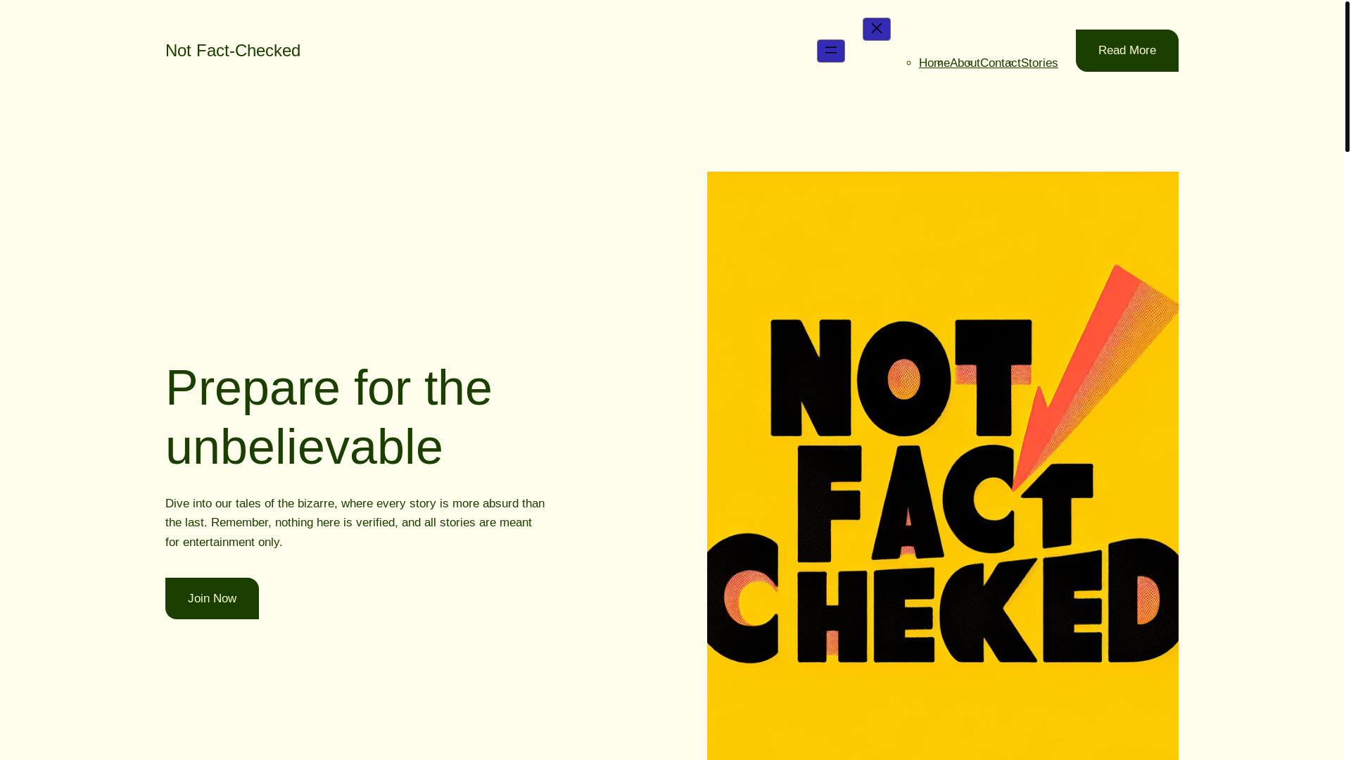 website screenshot of https://notfactchecked.blog/
