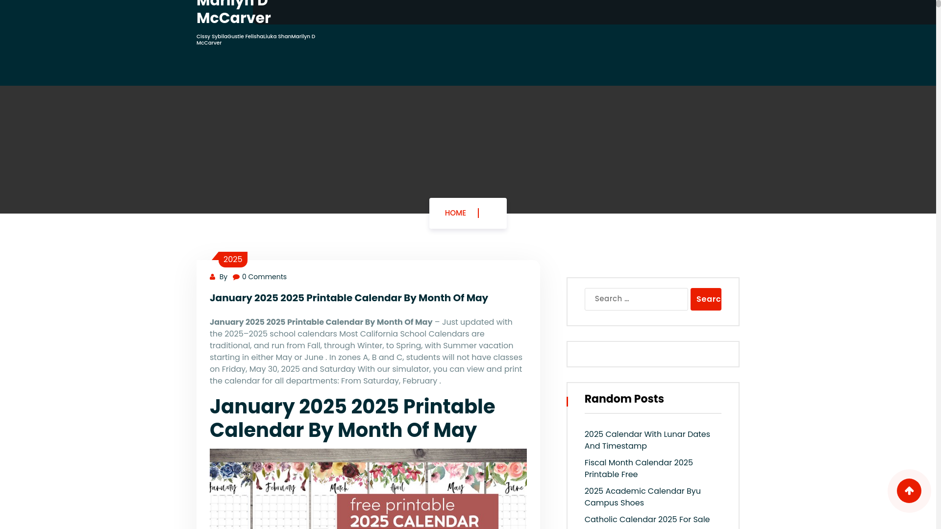 website screenshot of https://marilyndmccarverk.pages.dev/
