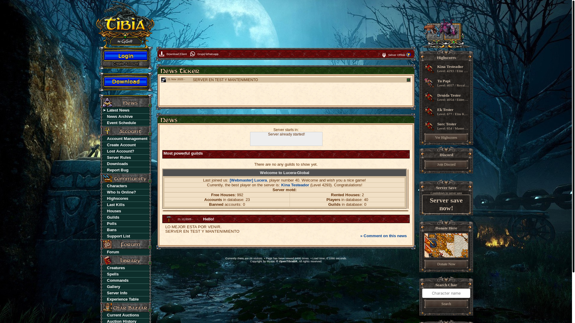 website screenshot of https://lucera-world.com/