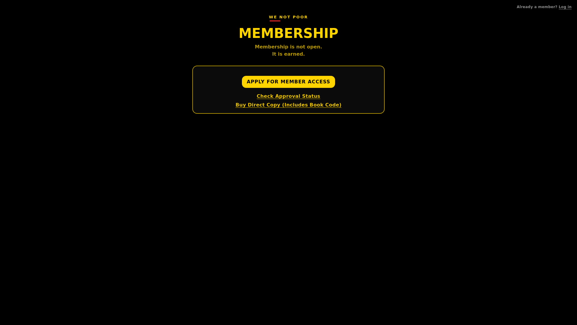 website screenshot of https://wenotpoor.pages.dev/