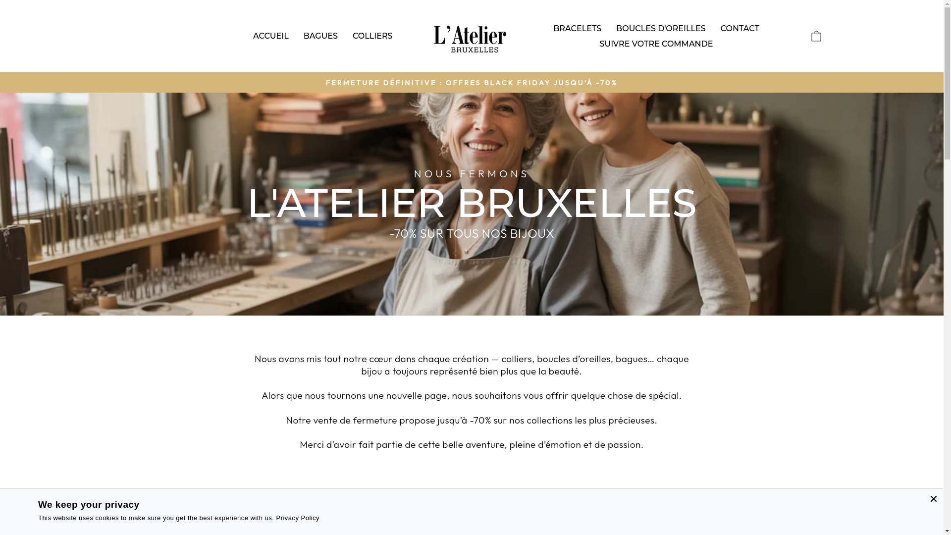 website screenshot of https://arielle-geneve.com/