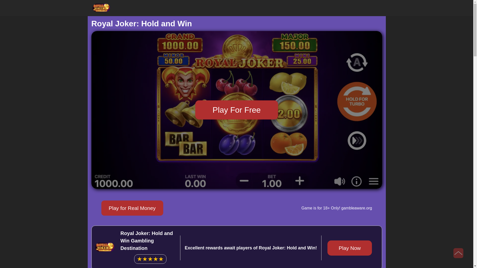 website screenshot of https://royaljoker-slot-2.online/