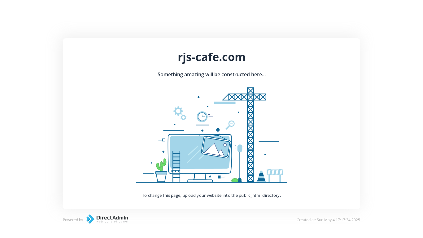 website screenshot of https://rjs-cafe.com/