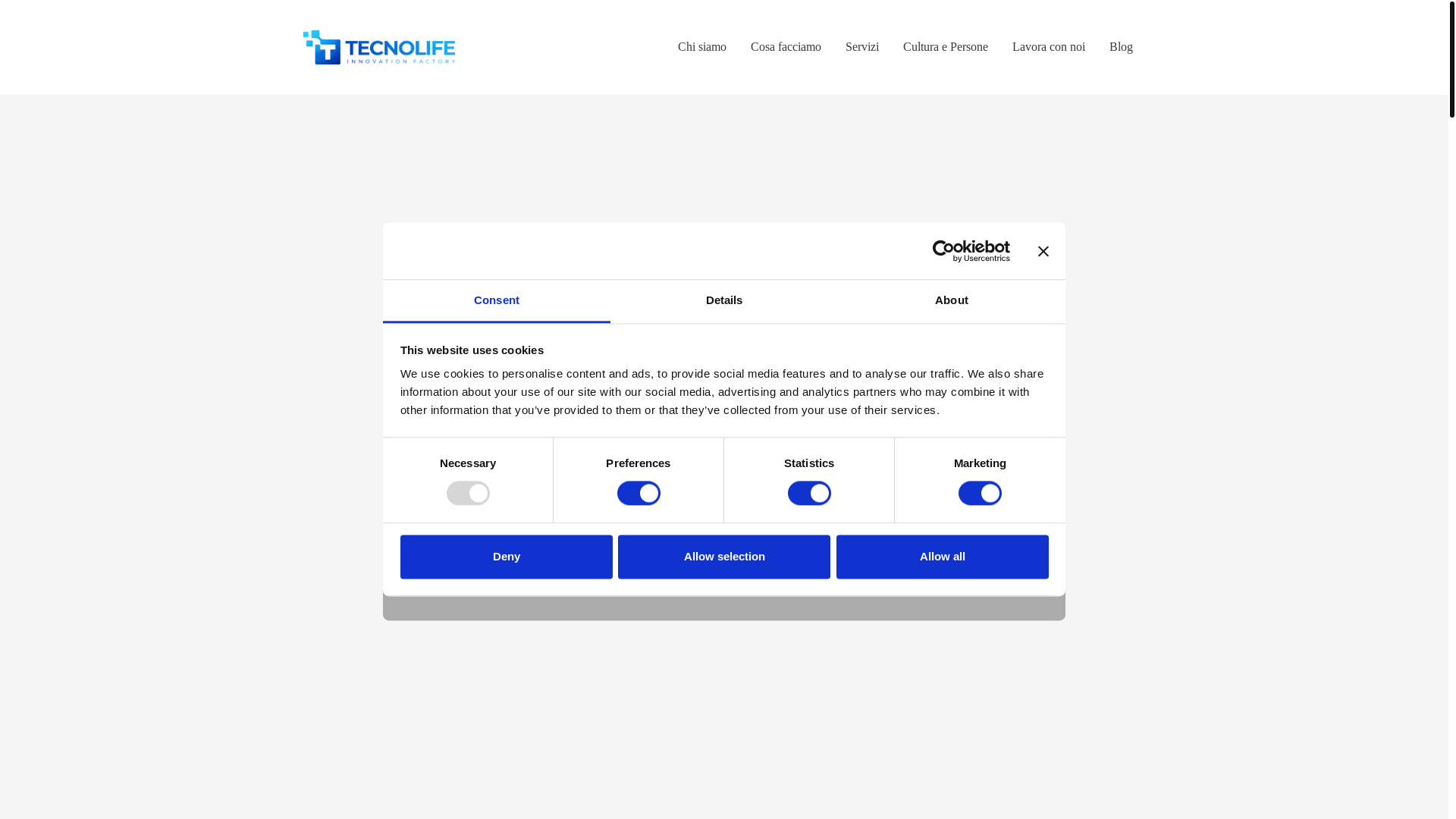 website screenshot of https://theinnovationfactory.it/