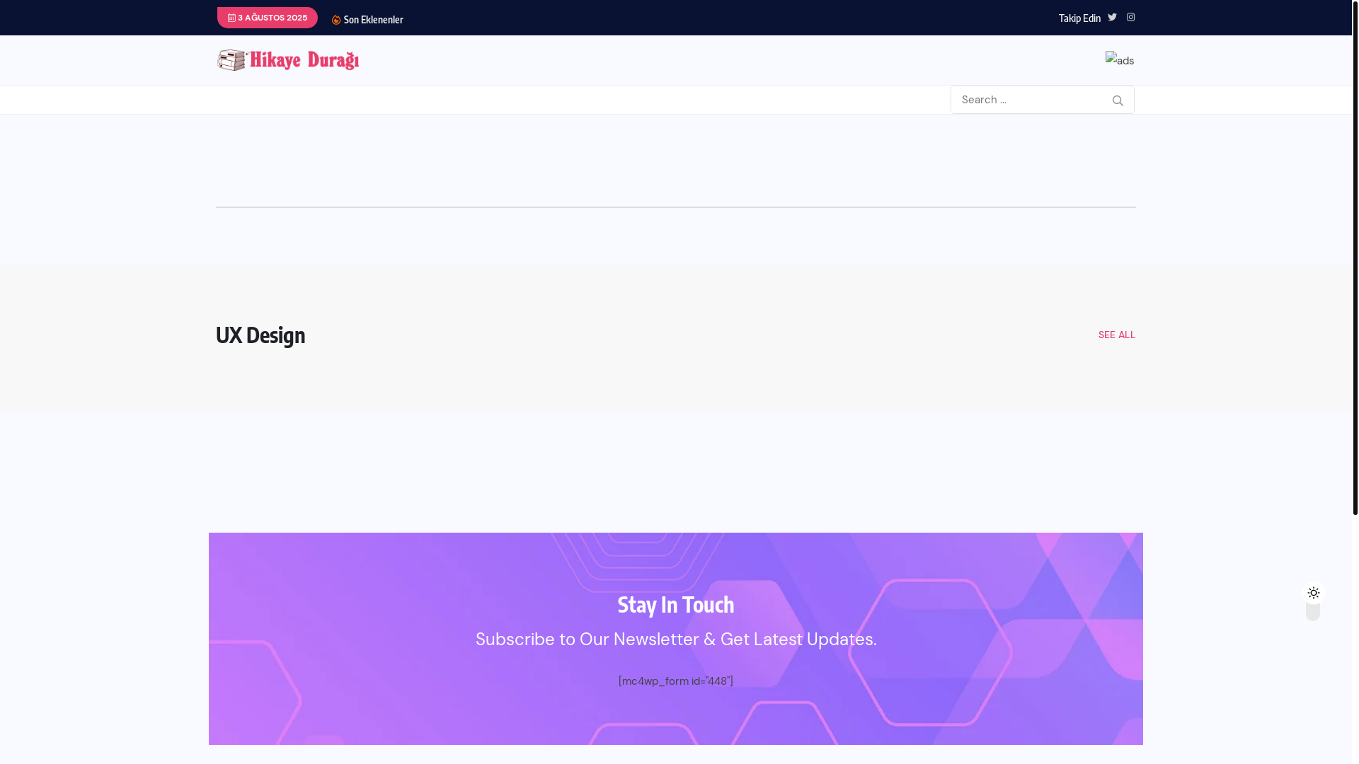 website screenshot of https://hikayeduragi.com.tr/
