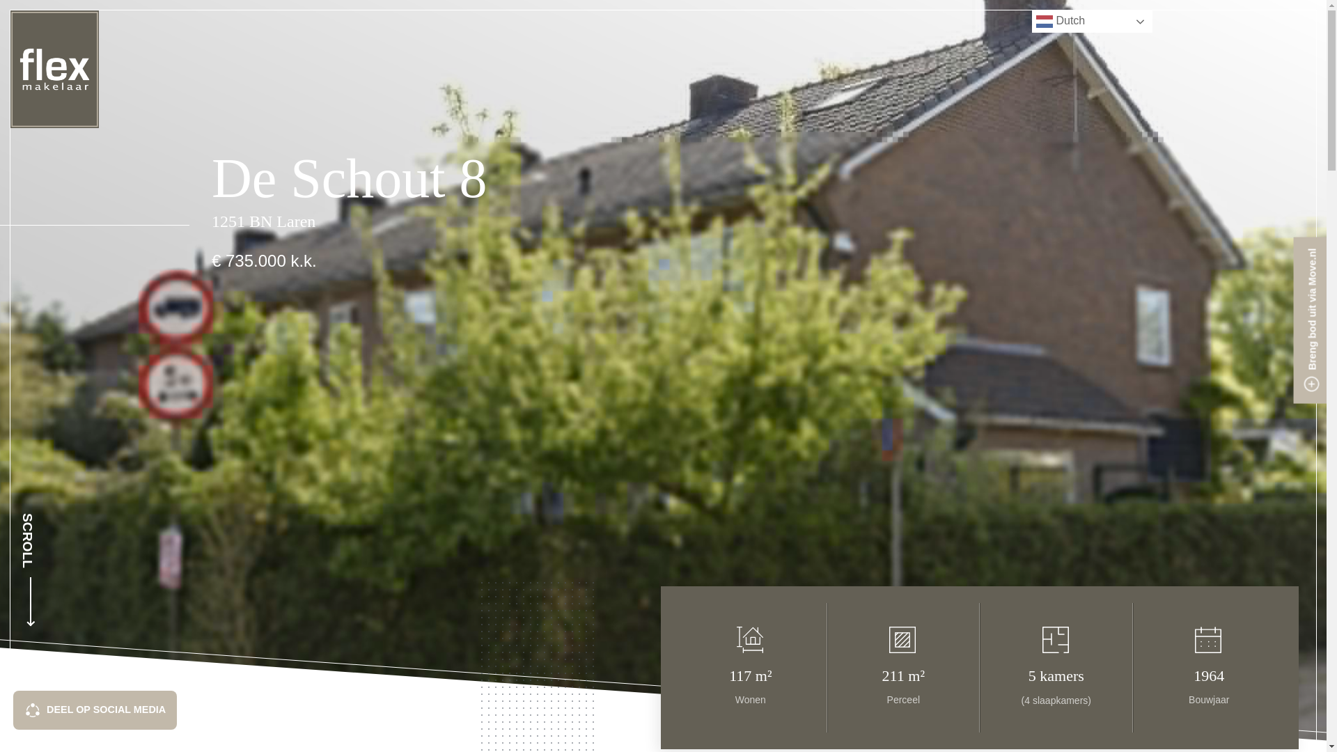 website screenshot of https://deschout8laren.nl/