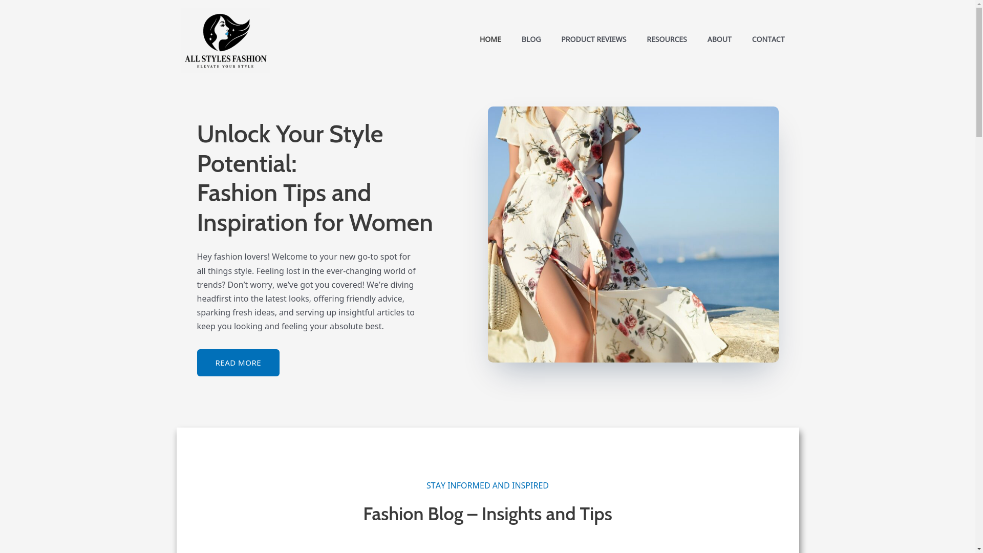 website screenshot of https://yourfashionfirst.com/