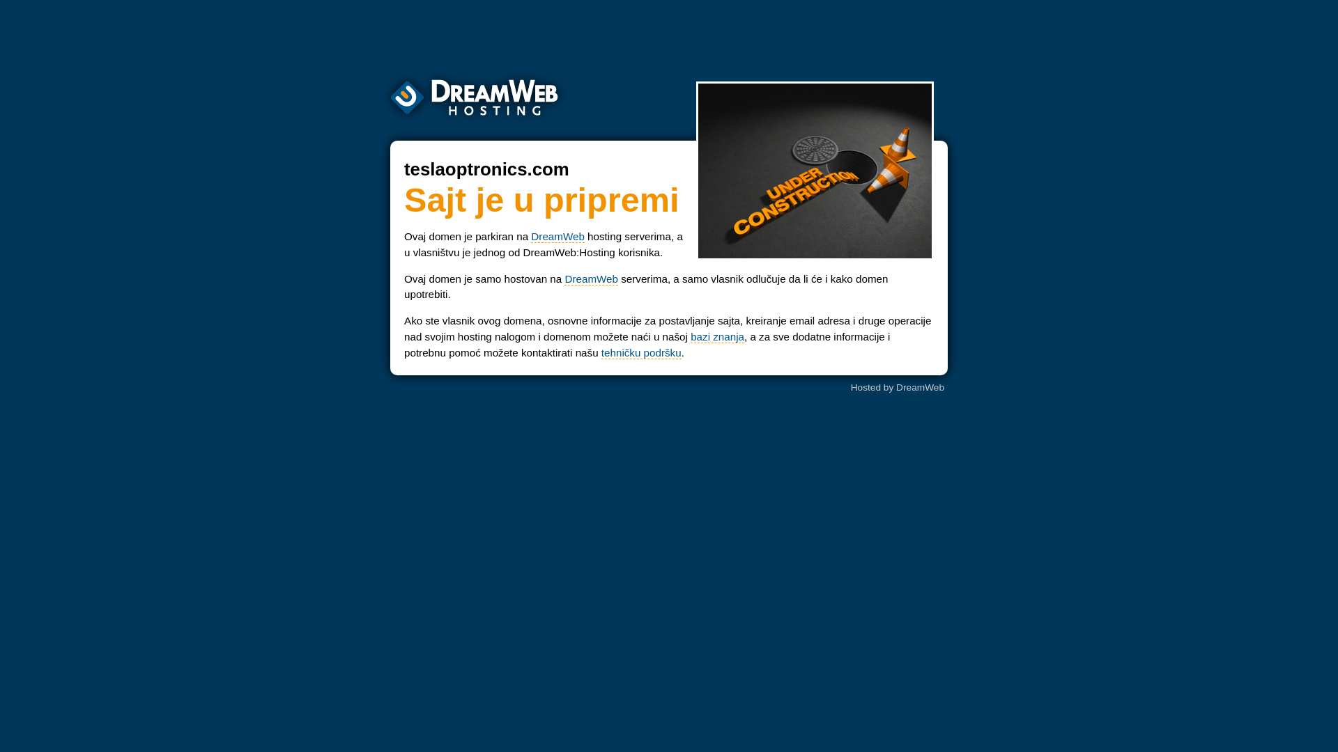 website screenshot of https://teslaoptronics.com/