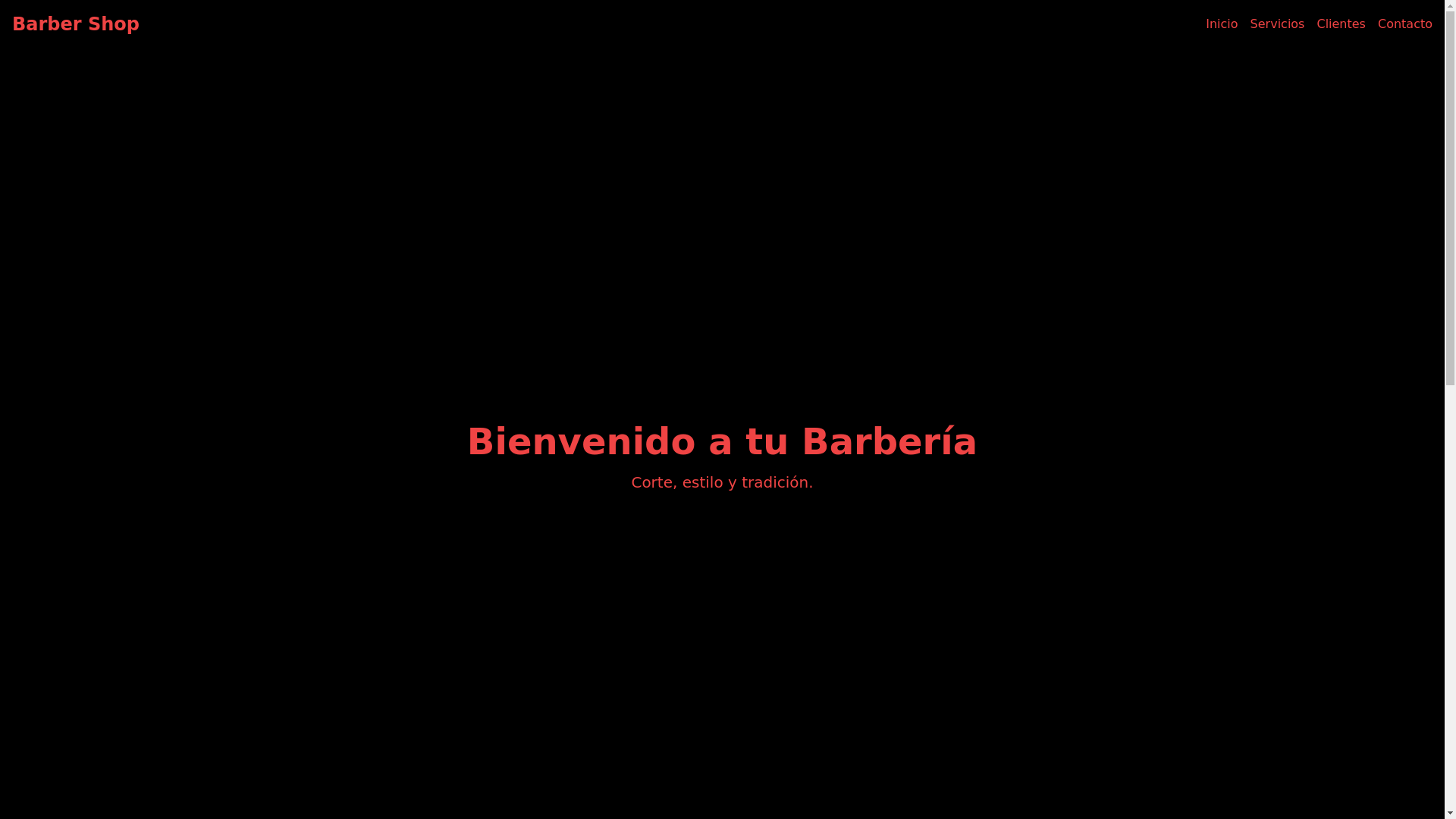 website screenshot of https://barbershop-web1ejemplo.pages.dev/