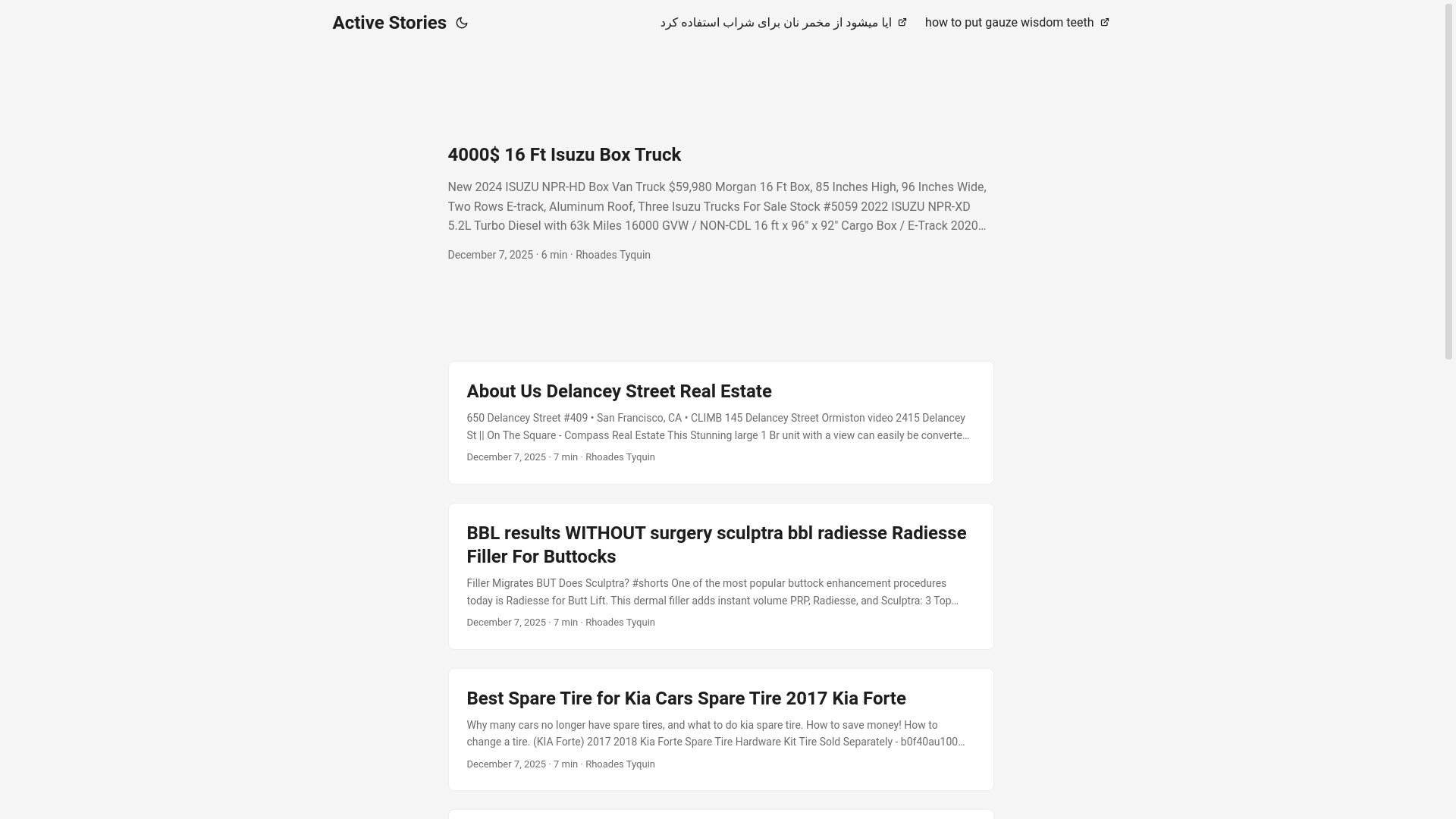 website screenshot of https://activestories2.pages.dev/