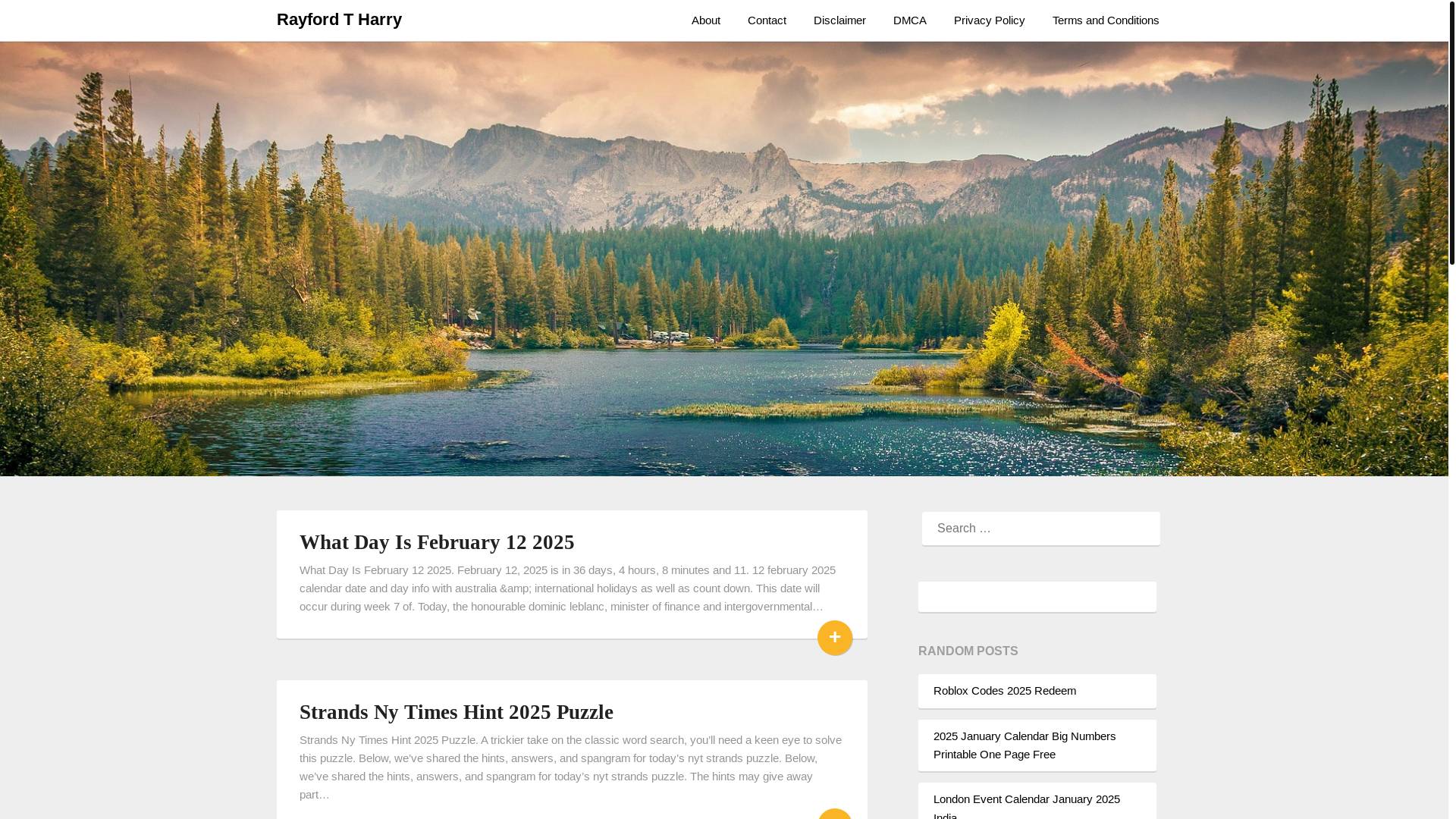 website screenshot of https://rayfordtharry.pages.dev/