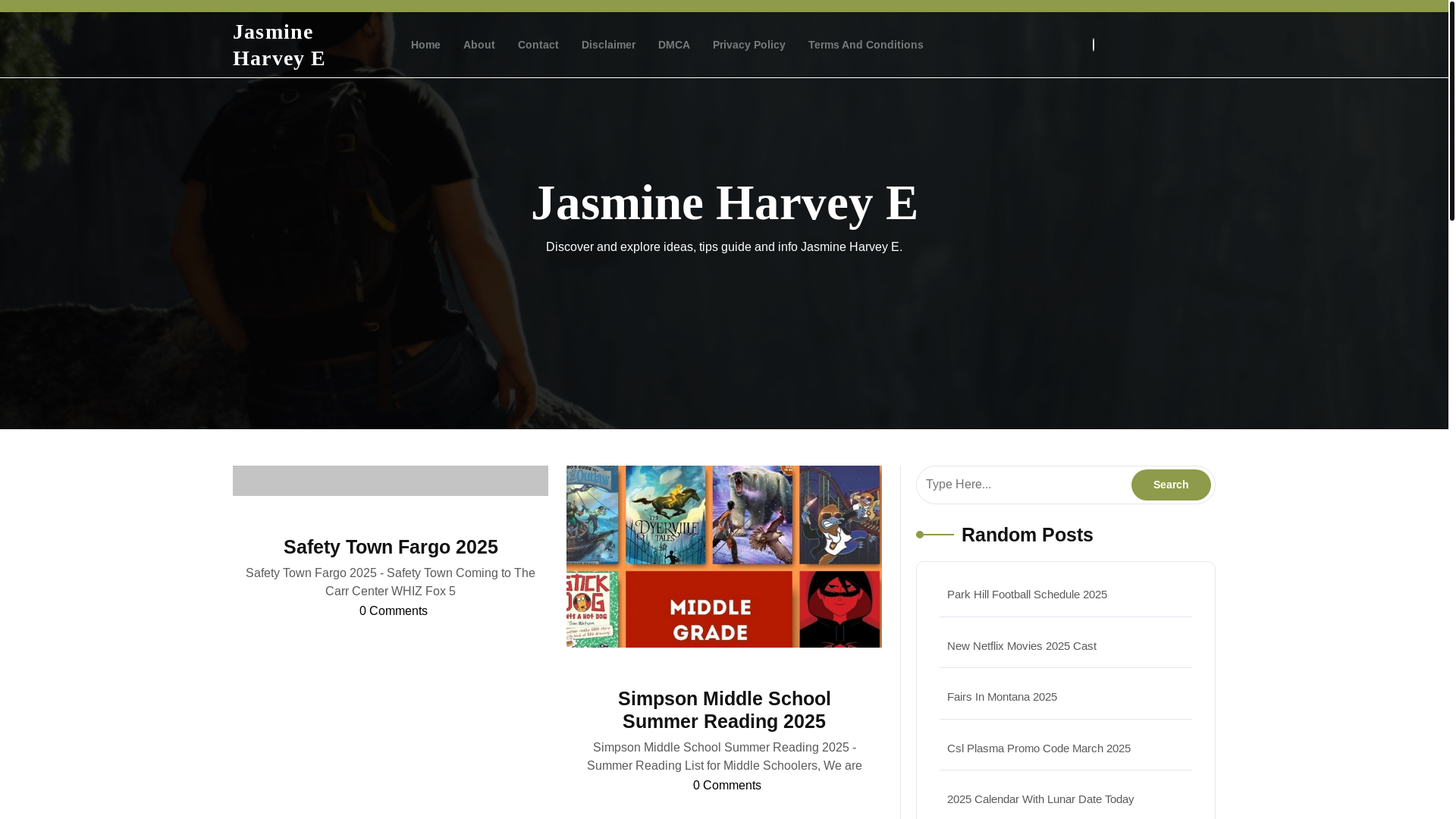 website screenshot of https://jasmineharveye.pages.dev/