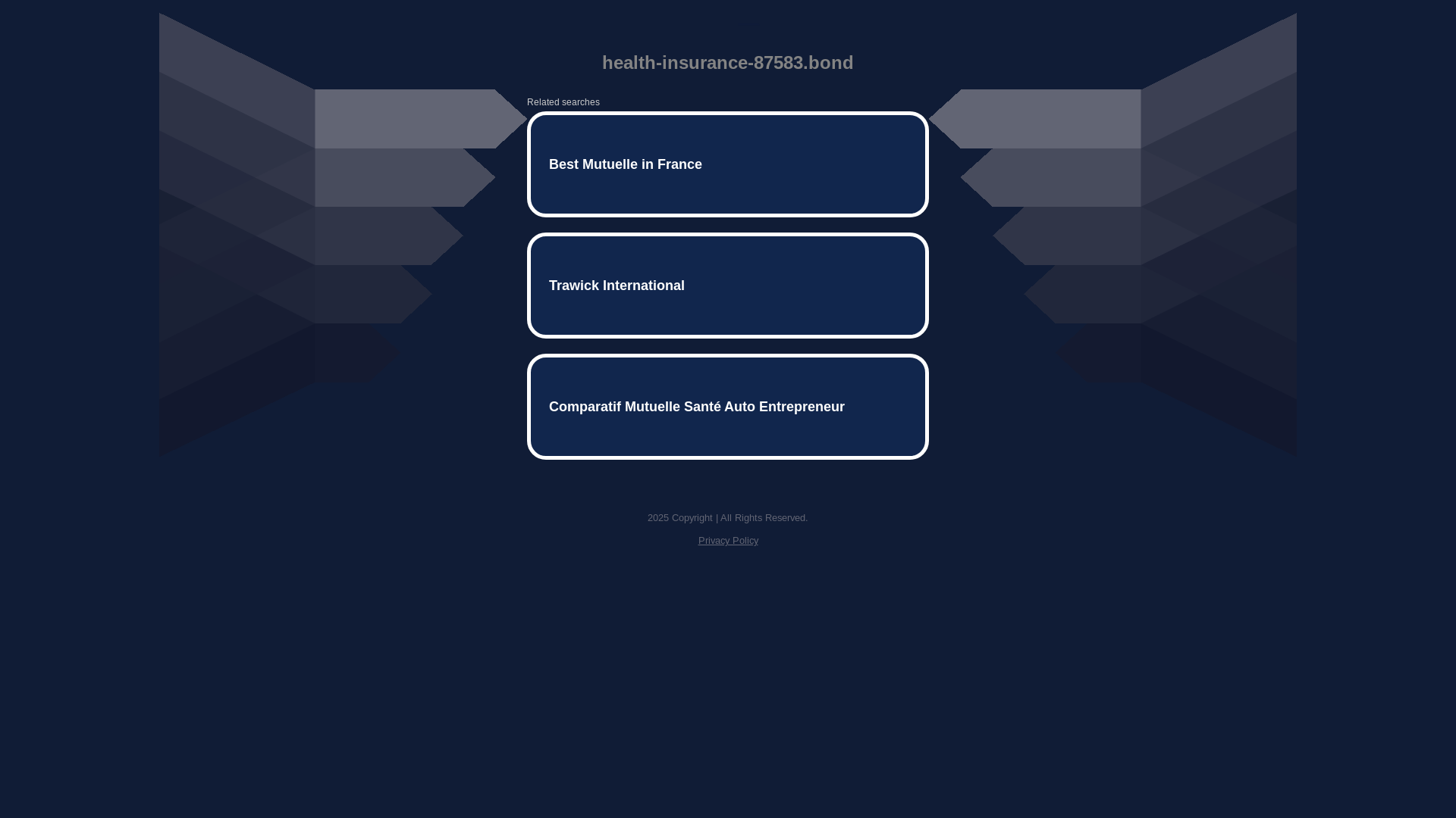 website screenshot of https://health-insurance-87583.bond/