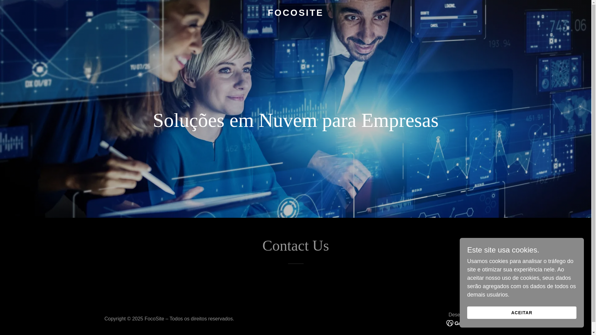 website screenshot of https://focosite.cloud/