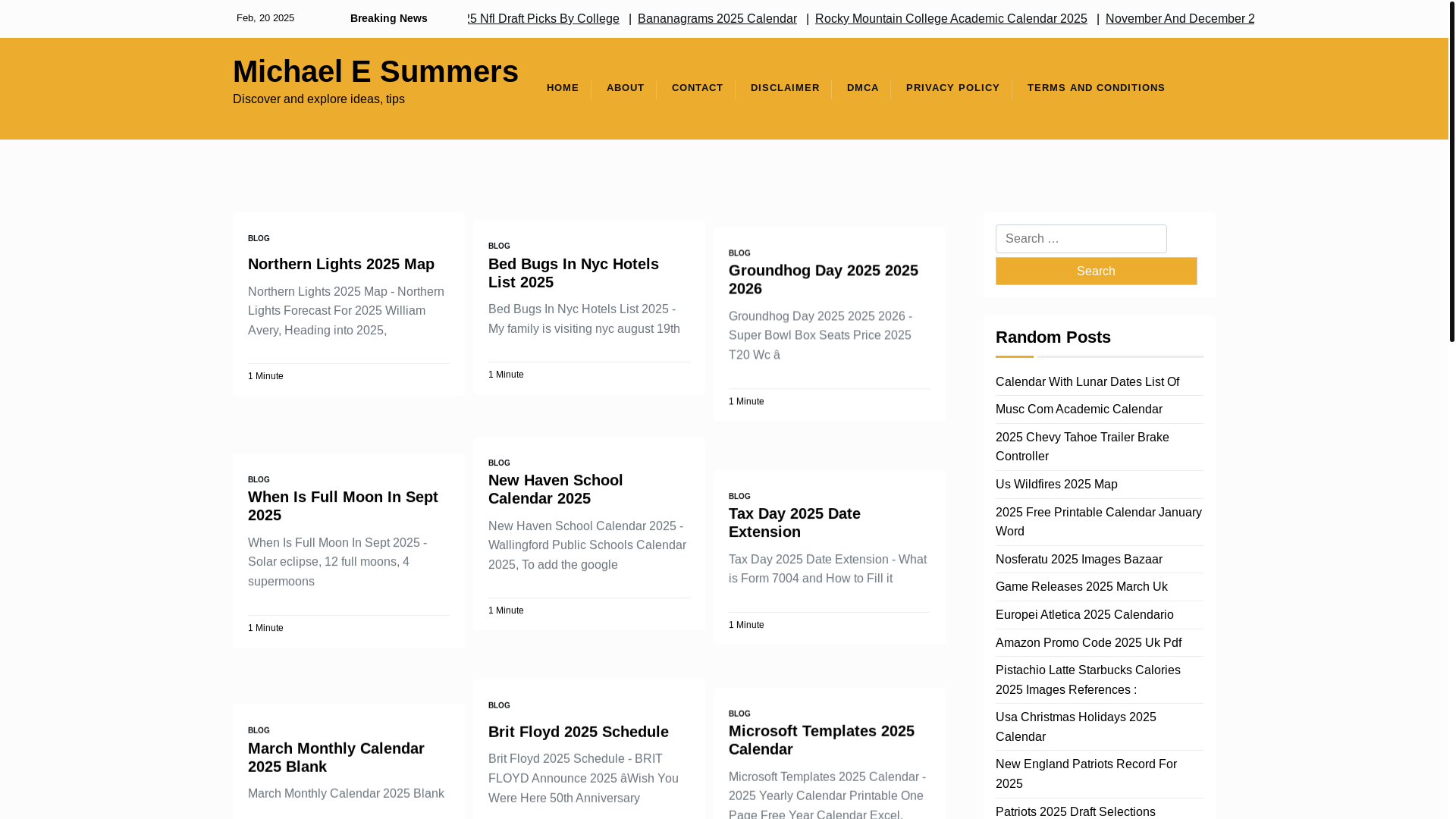 website screenshot of https://michaelesummersg.pages.dev/