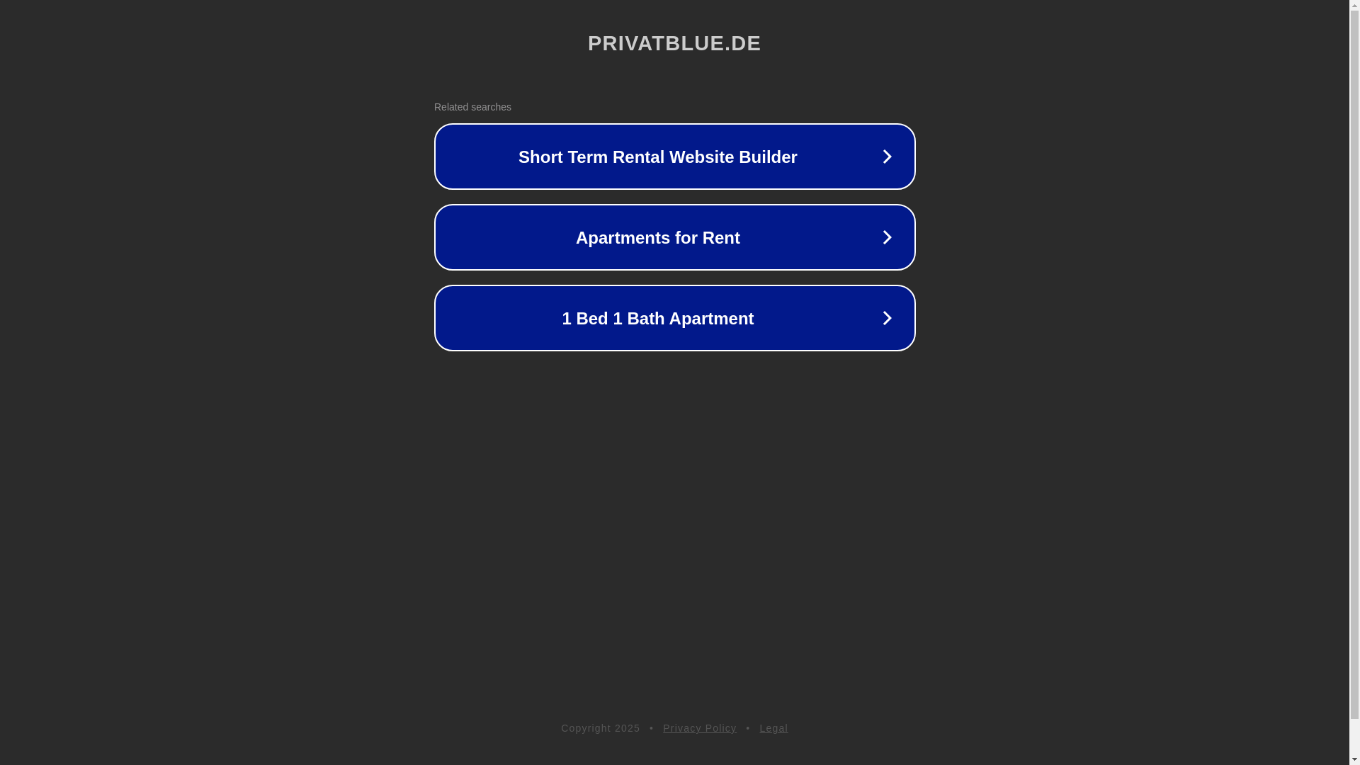 website screenshot of https://privatblue.de/