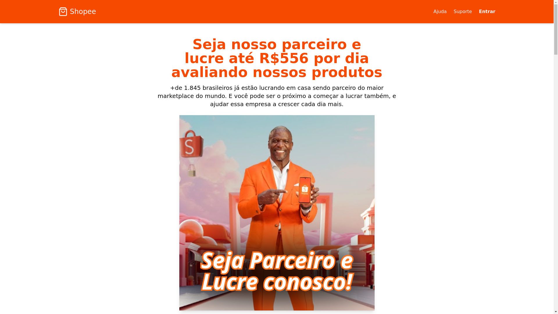 website screenshot of https://nossoparceiro.online/