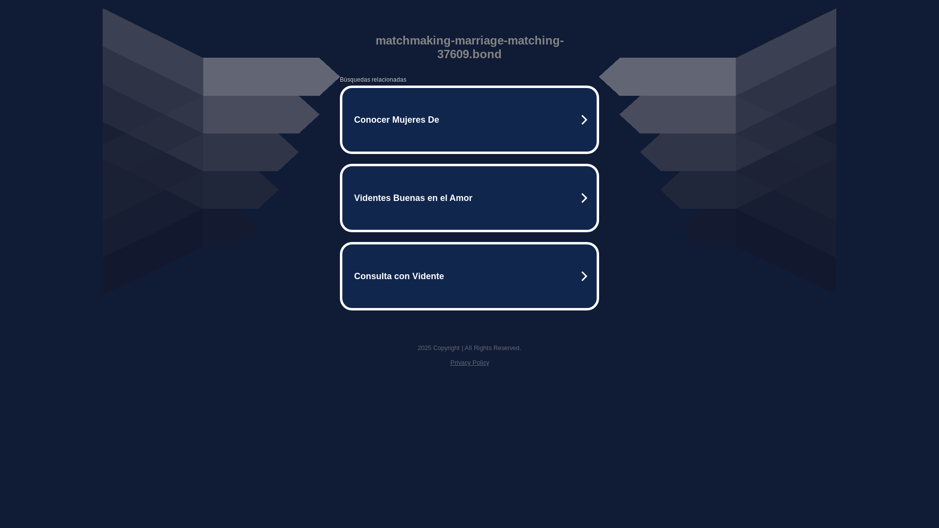 website screenshot of https://matchmaking-marriage-matching-37609.bond/