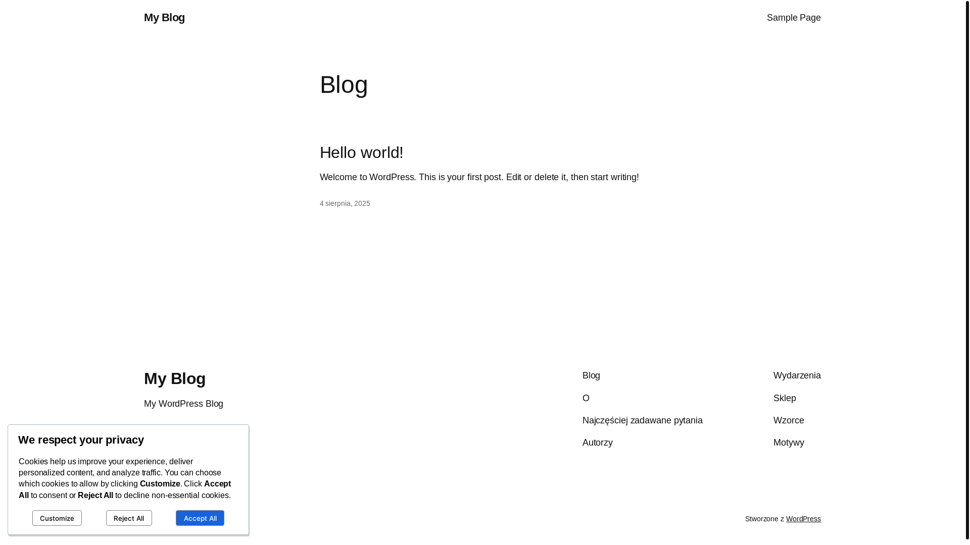 website screenshot of https://misjabieganie.pl/