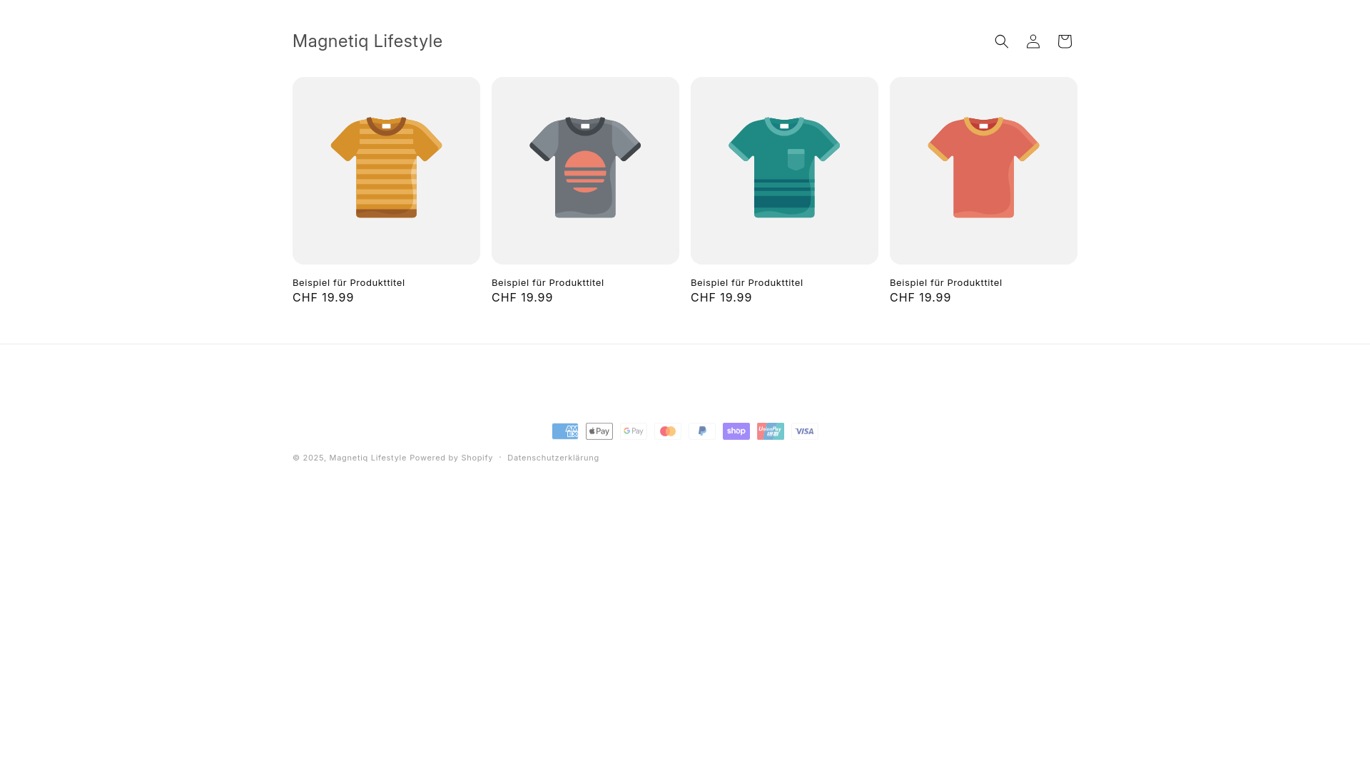 website screenshot of https://magnetiqlifestyle.com/
