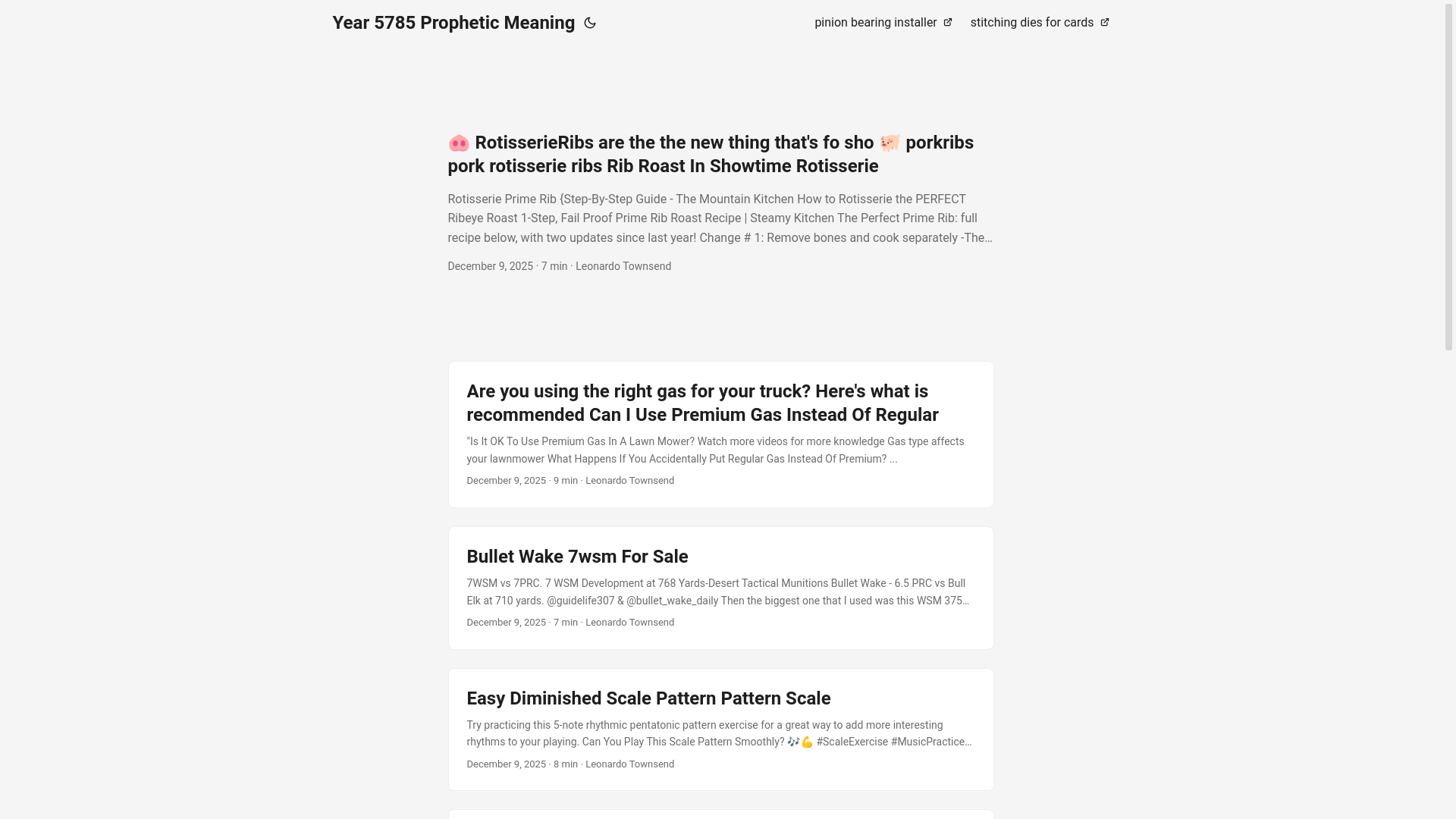 website screenshot of https://year5785propheticmeaning.pages.dev/