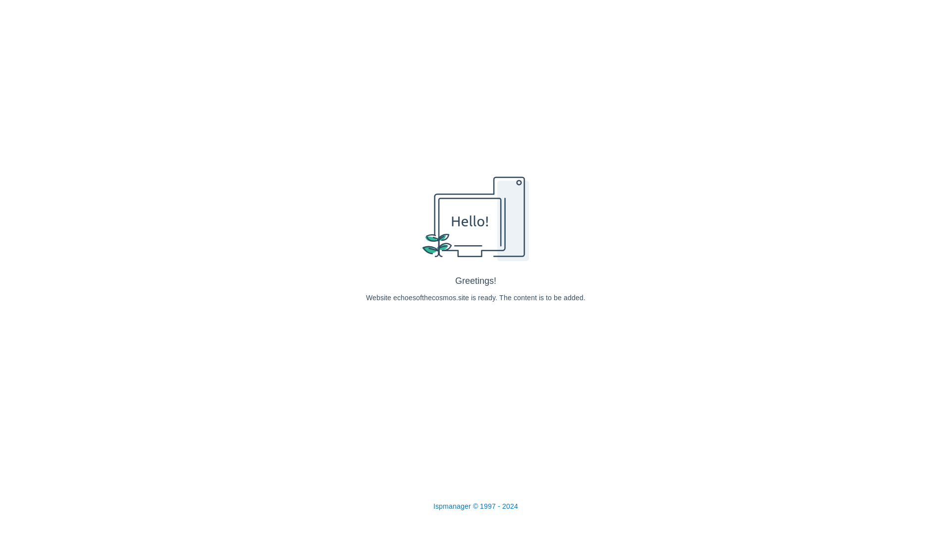 website screenshot of https://echoesofthecosmos.site/