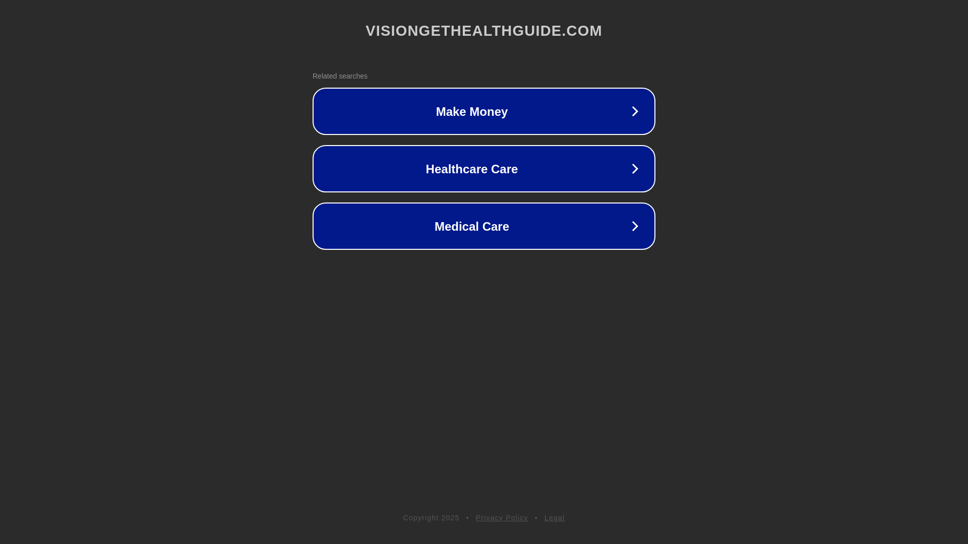 website screenshot of https://visiongethealthguide.com/