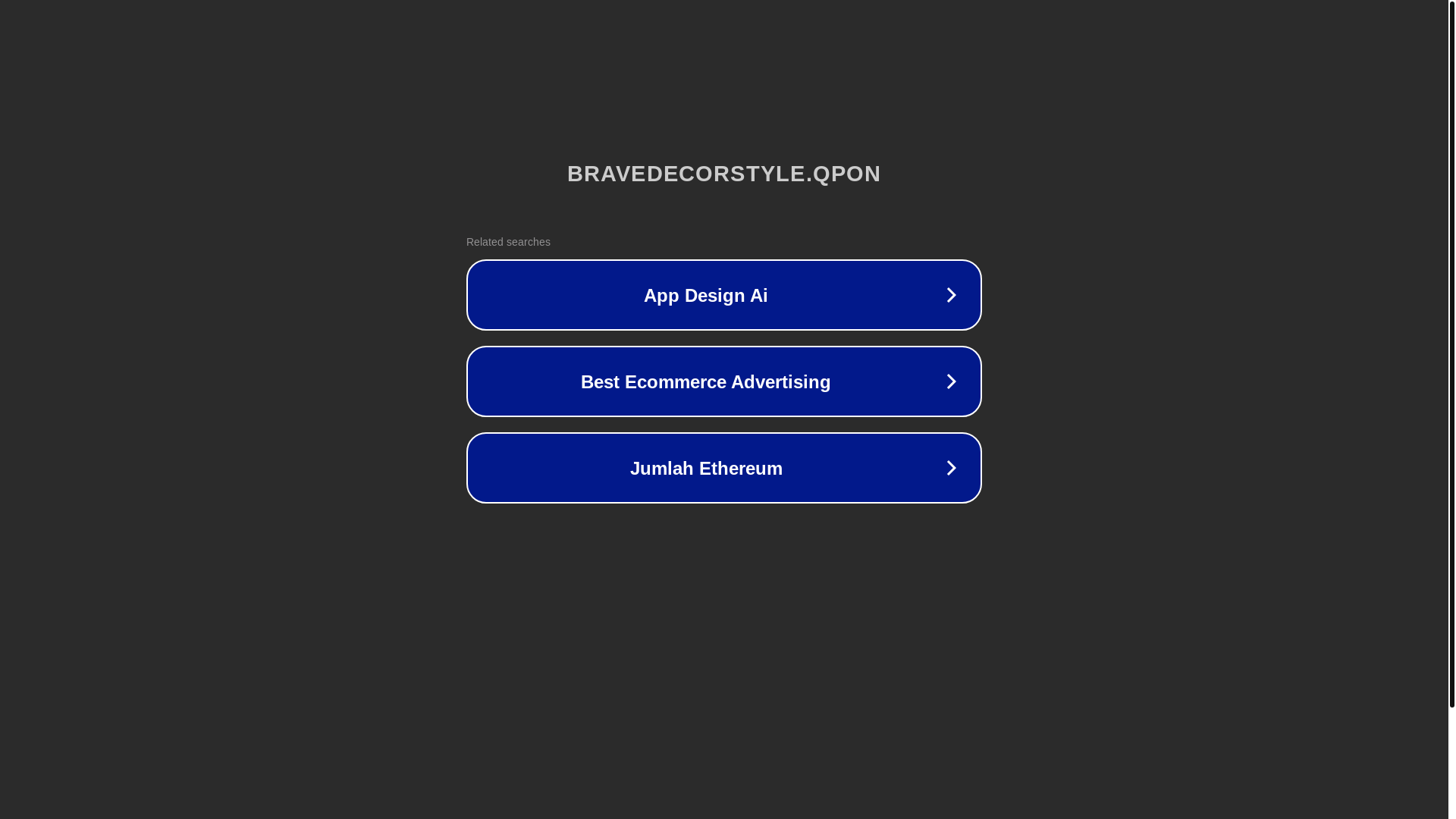 website screenshot of https://bravedecorstyle.qpon/