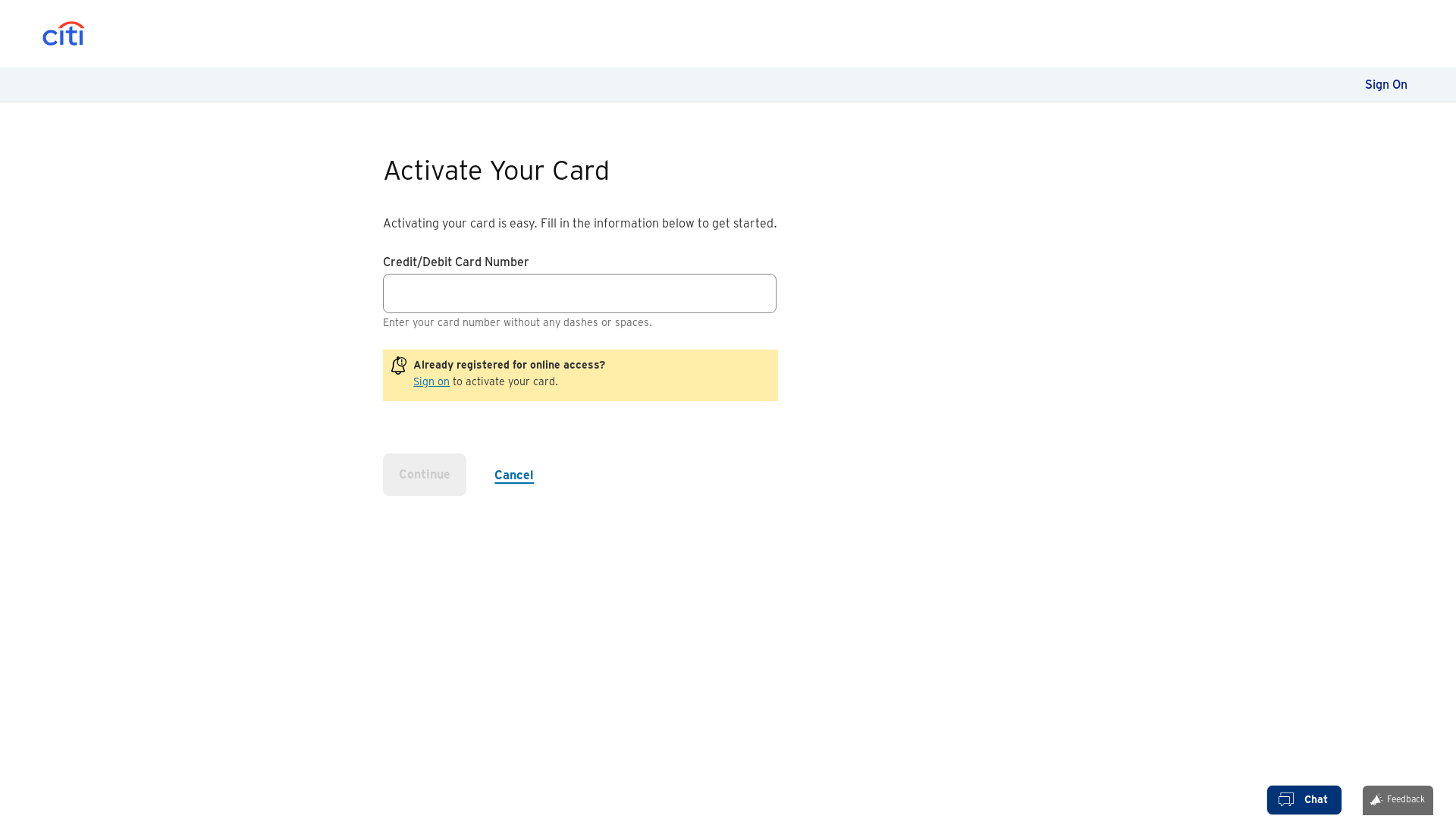 website screenshot of https://www.bing.com/ck/a?!&&p=a79ec005166d6a81da05bb3bf432359864121ff62b903e200af69cd3e849a6f8JmltdHM9MTc2NTE1MjAwMA&ptn=3&ver=2&hsh=4&fclid=33c1bb53-30a6-661f-28aa-adee319267f3&u=a1aHR0cHM6Ly9vbmxpbmUuY2l0aS5jb20vVVMvYWcvYWN0aXZhdGU