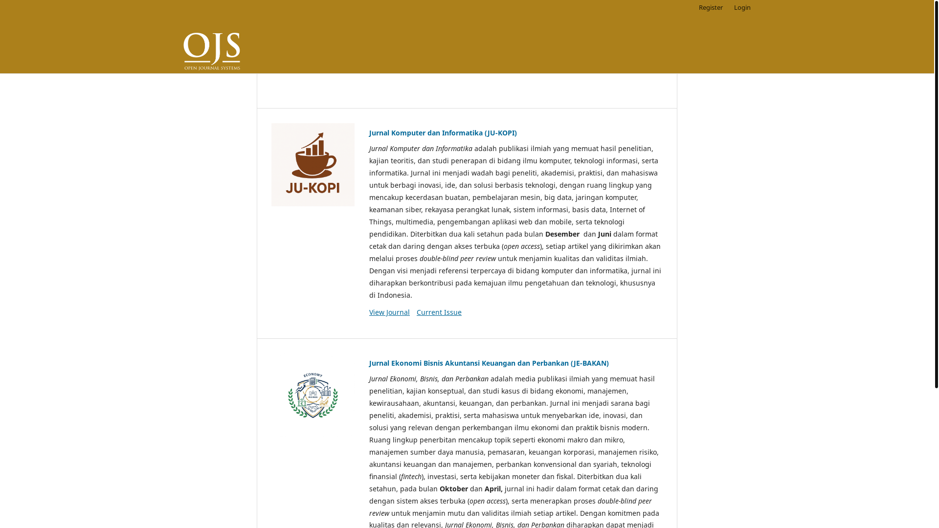 website screenshot of https://publikasimandiri.org/