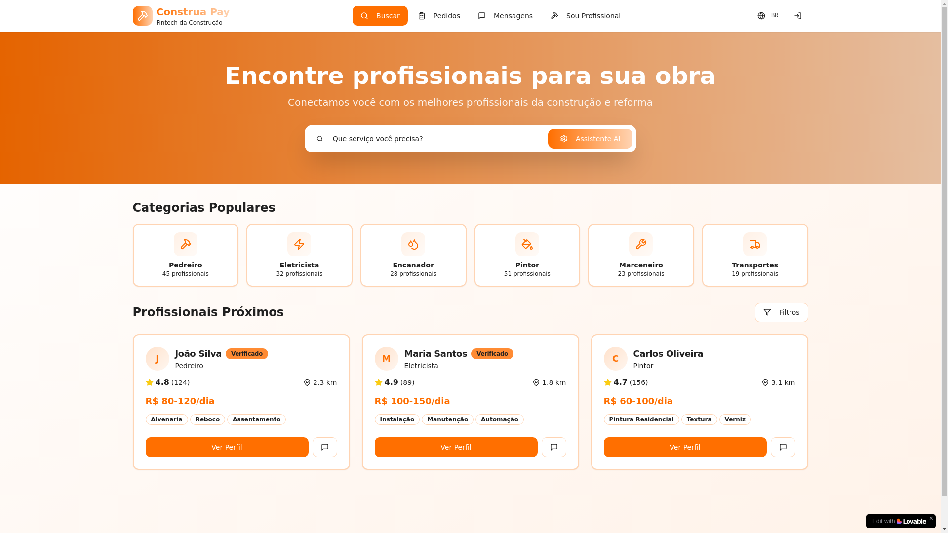 website screenshot of https://reformapay.com.br/