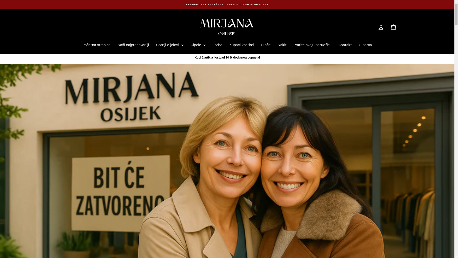 website screenshot of https://mirjanaosijek.com/