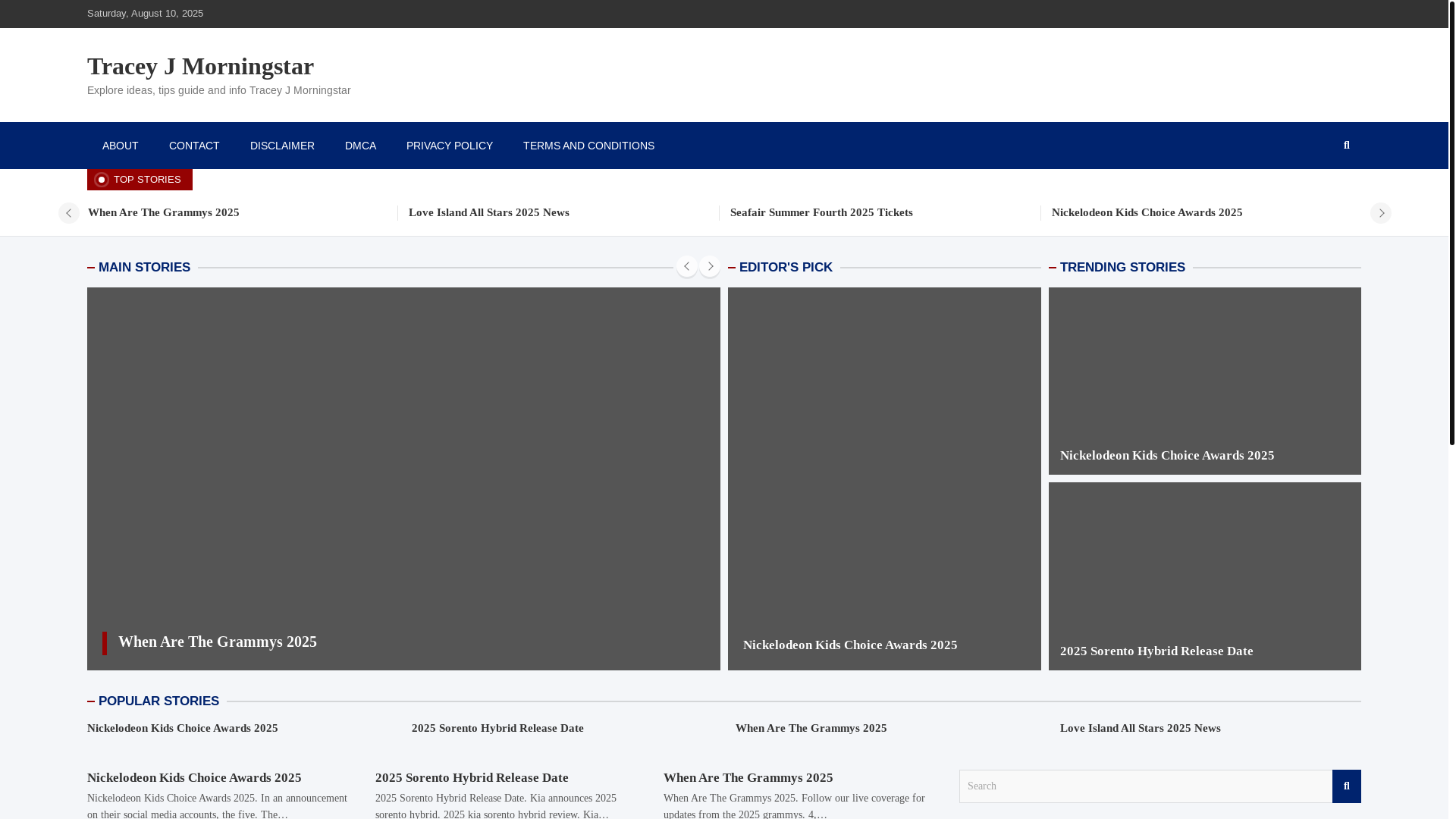 website screenshot of https://traceyjmorningstarj.pages.dev/
