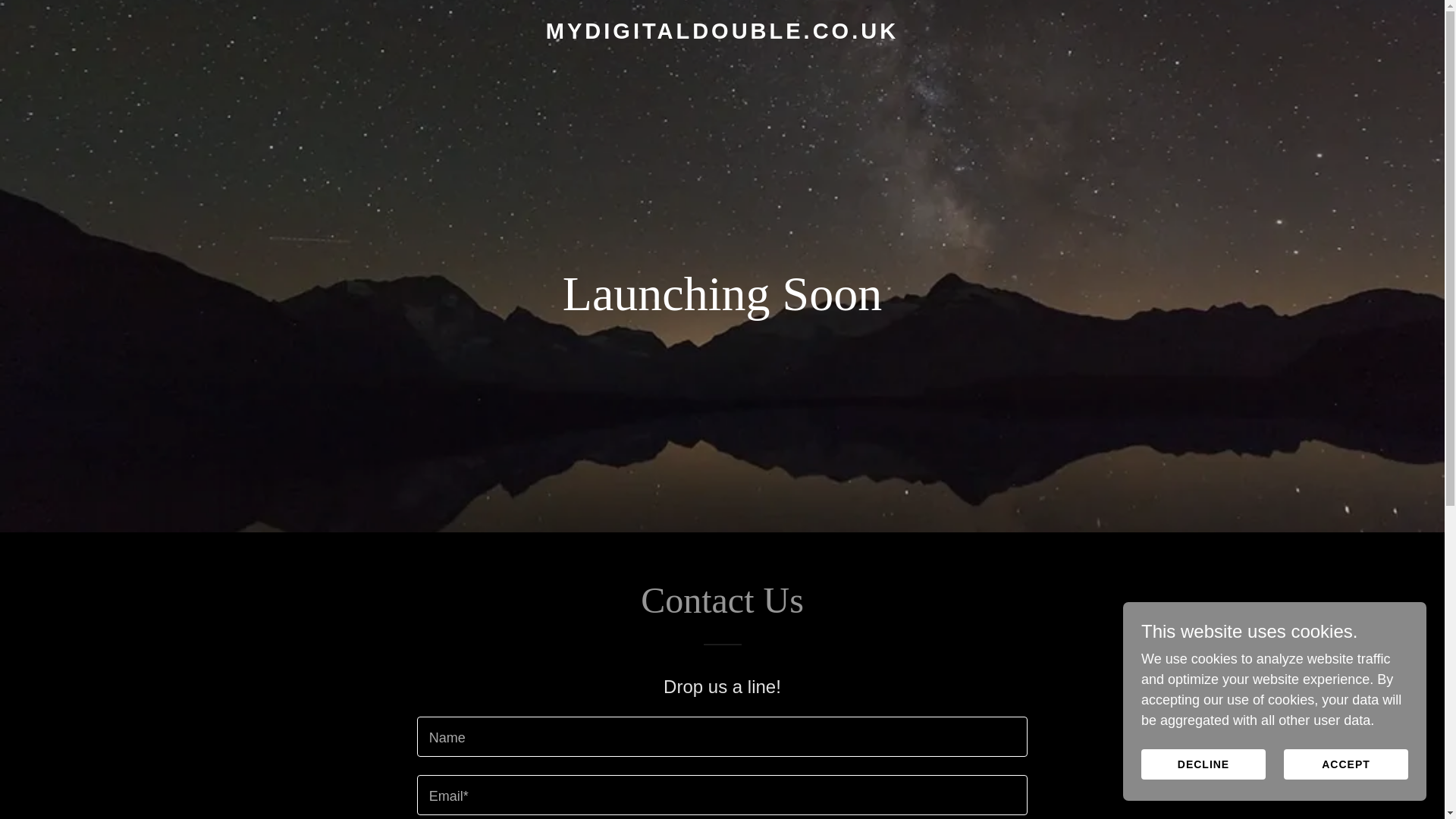 website screenshot of https://mydigitaldouble.co.uk/