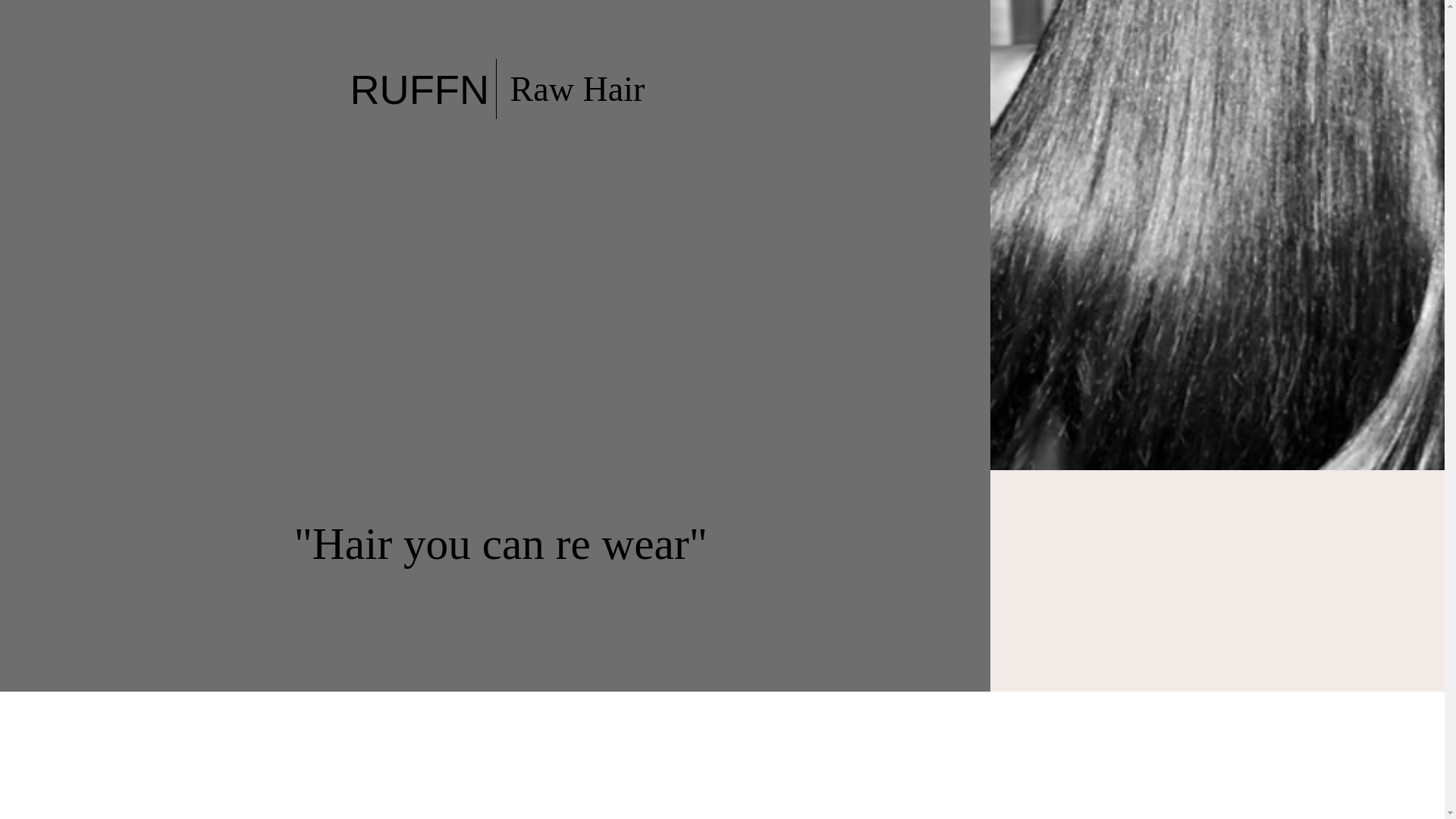 website screenshot of https://ruffn.shop/