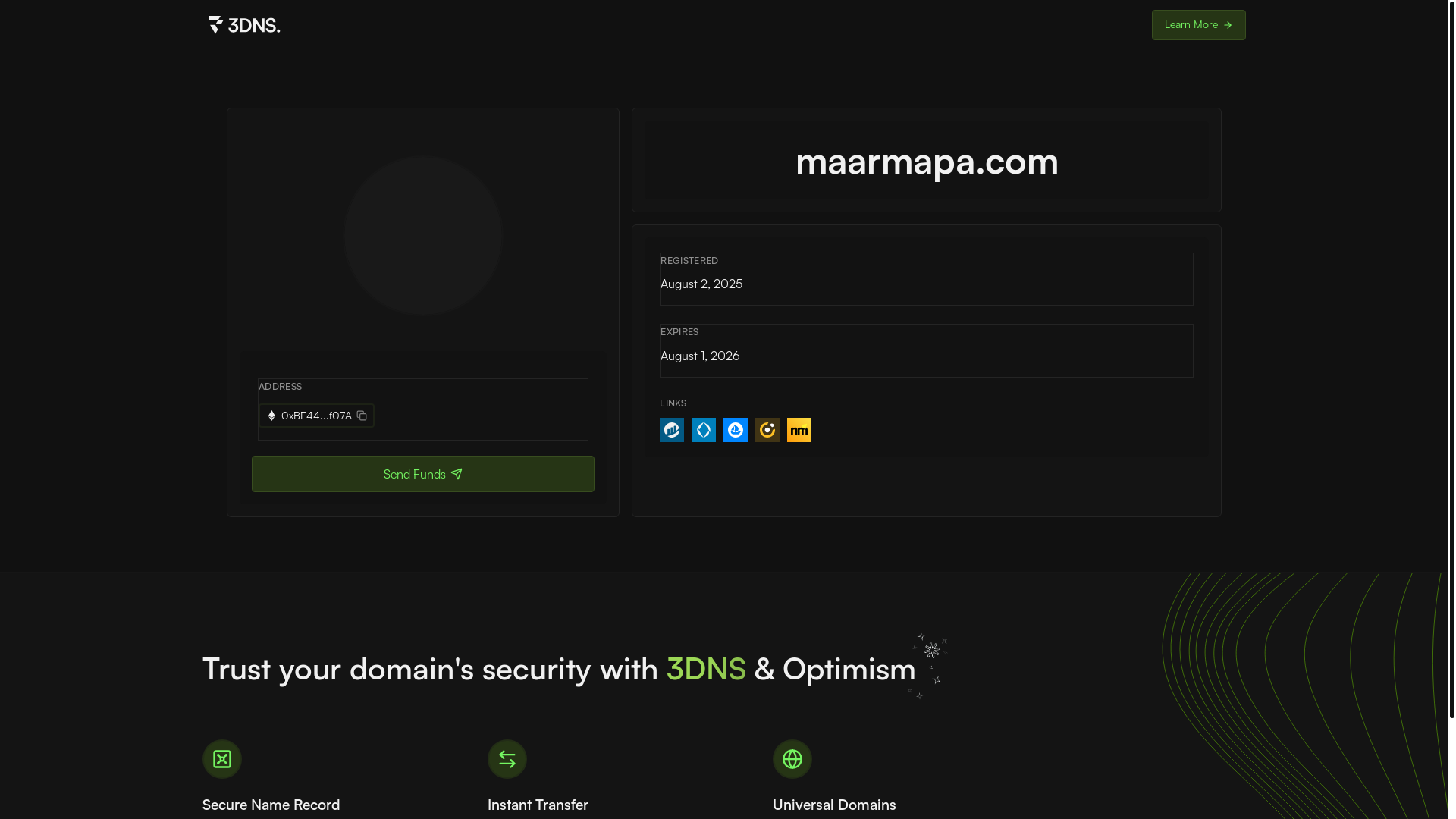 website screenshot of https://maarmapa.com/