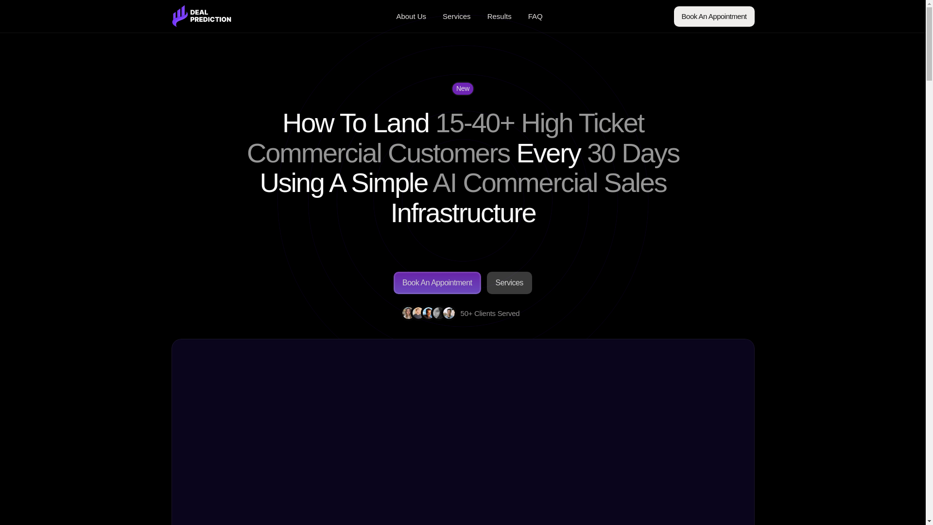 website screenshot of https://dealpredictionpartnershq.info/