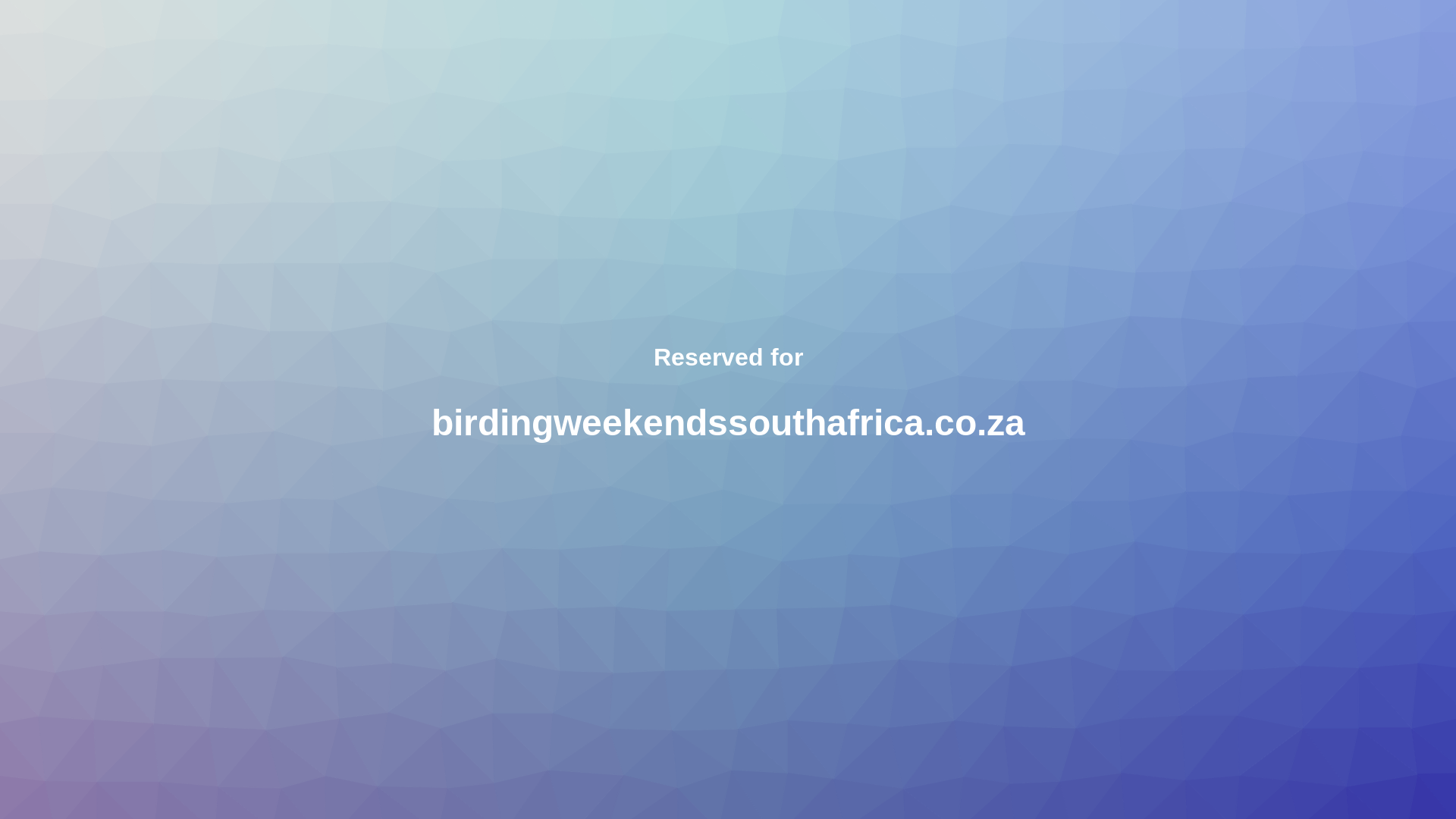 website screenshot of https://birdingweekendssouthafrica.co.za/