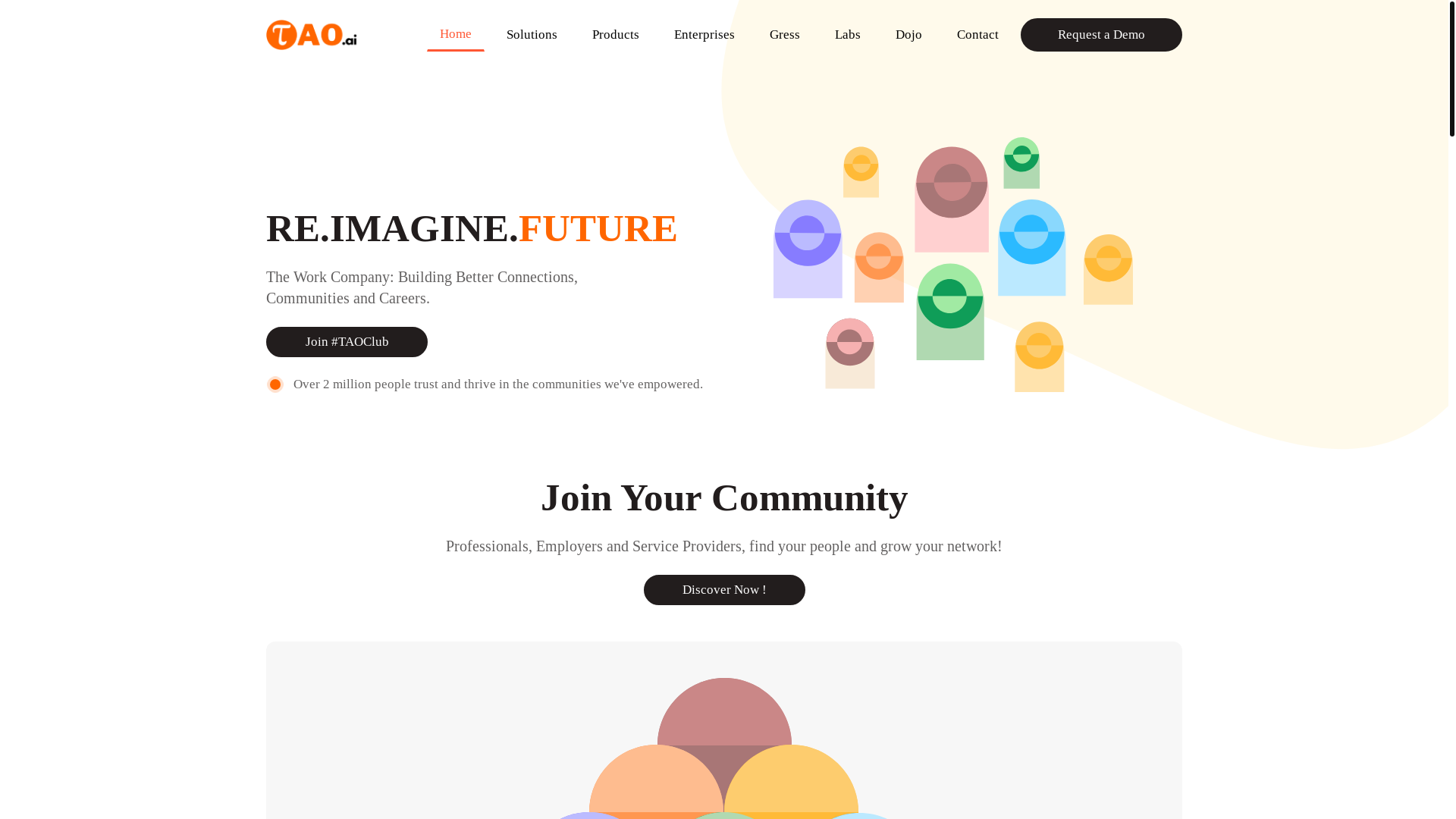 website screenshot of https://theworkcompany.ai/