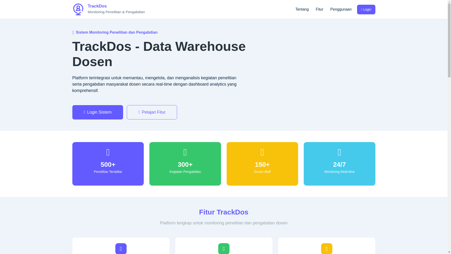 website screenshot of https://trackdos.site/