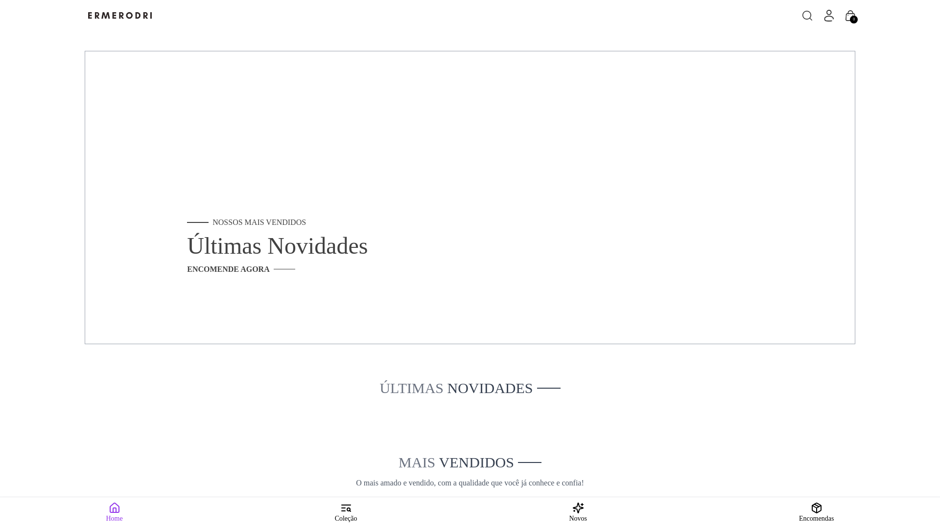 website screenshot of https://ermeluanda.com/